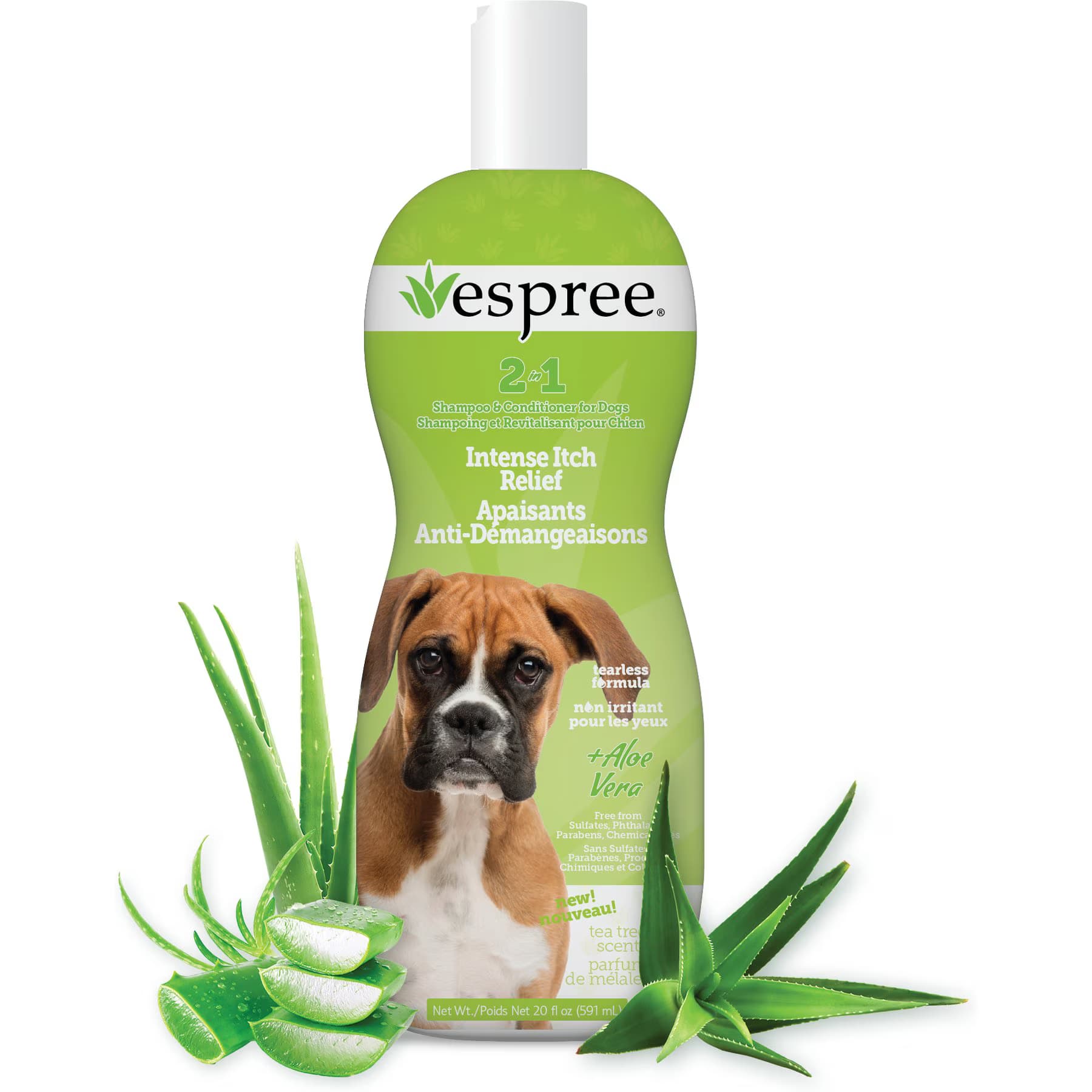 Espree Espree Tea Tree & Aloe Vera Dog Shampoo, 20-fl oz bottle