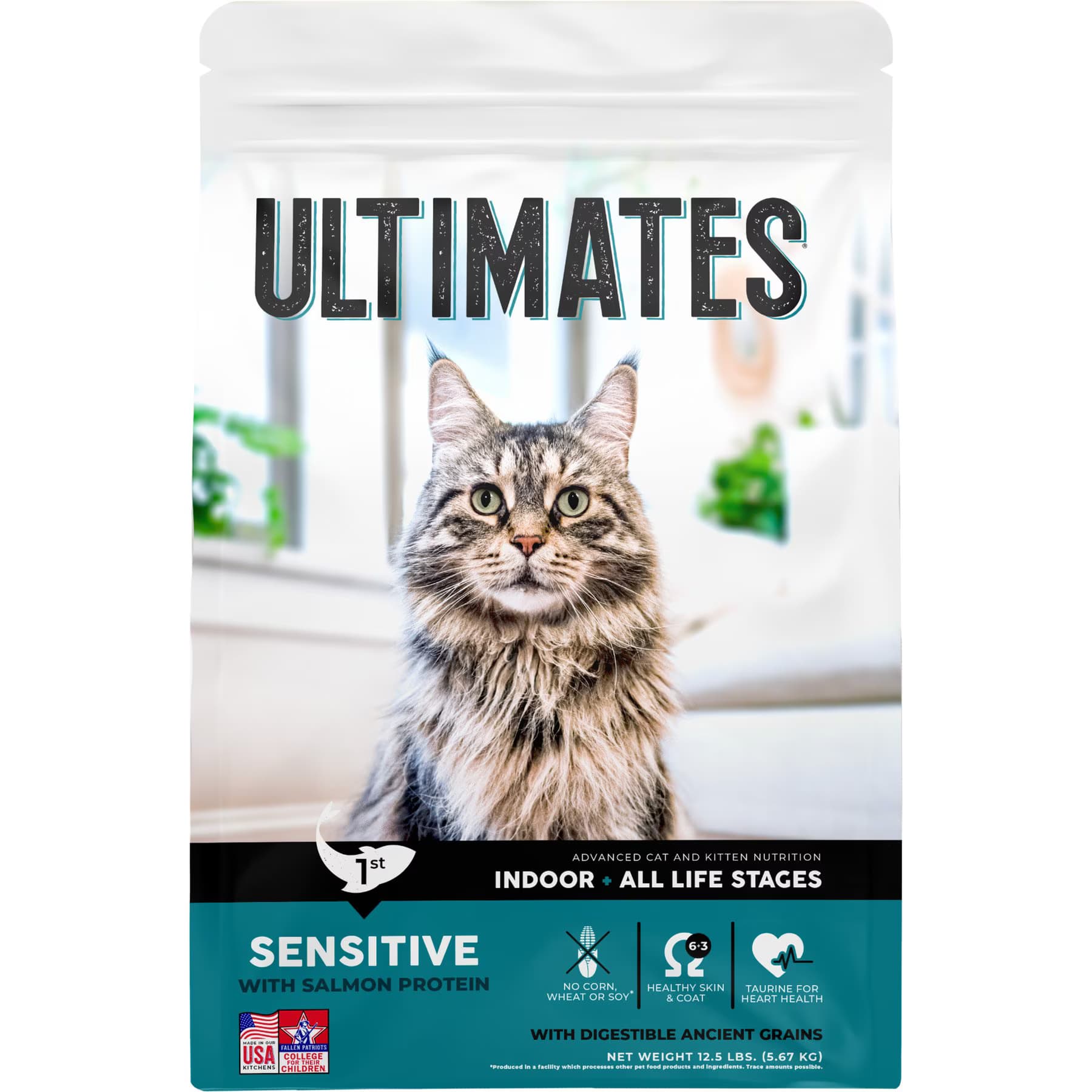 Ultimates Ultimates Sensitive Salmon Protein Dry Cat Food, 12.5-lb
