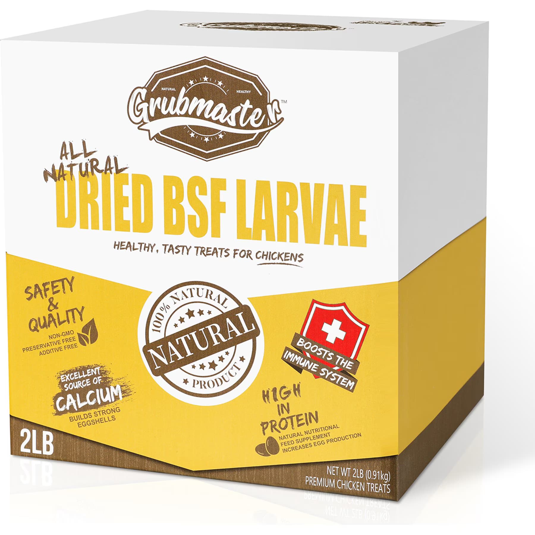 GRUBMASTER Dried Black Soldier Fly Larvae Bird Treat — view 3