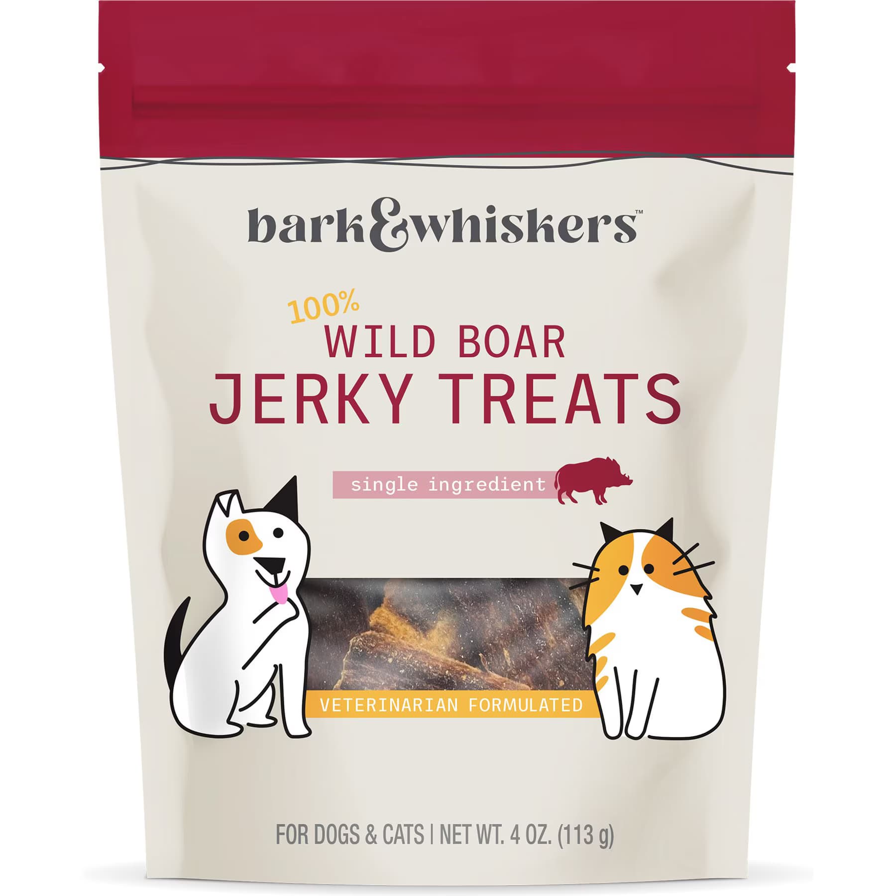 Bark and Whiskers Bark and Whiskers Boar Jerky Dog & Cat Treats