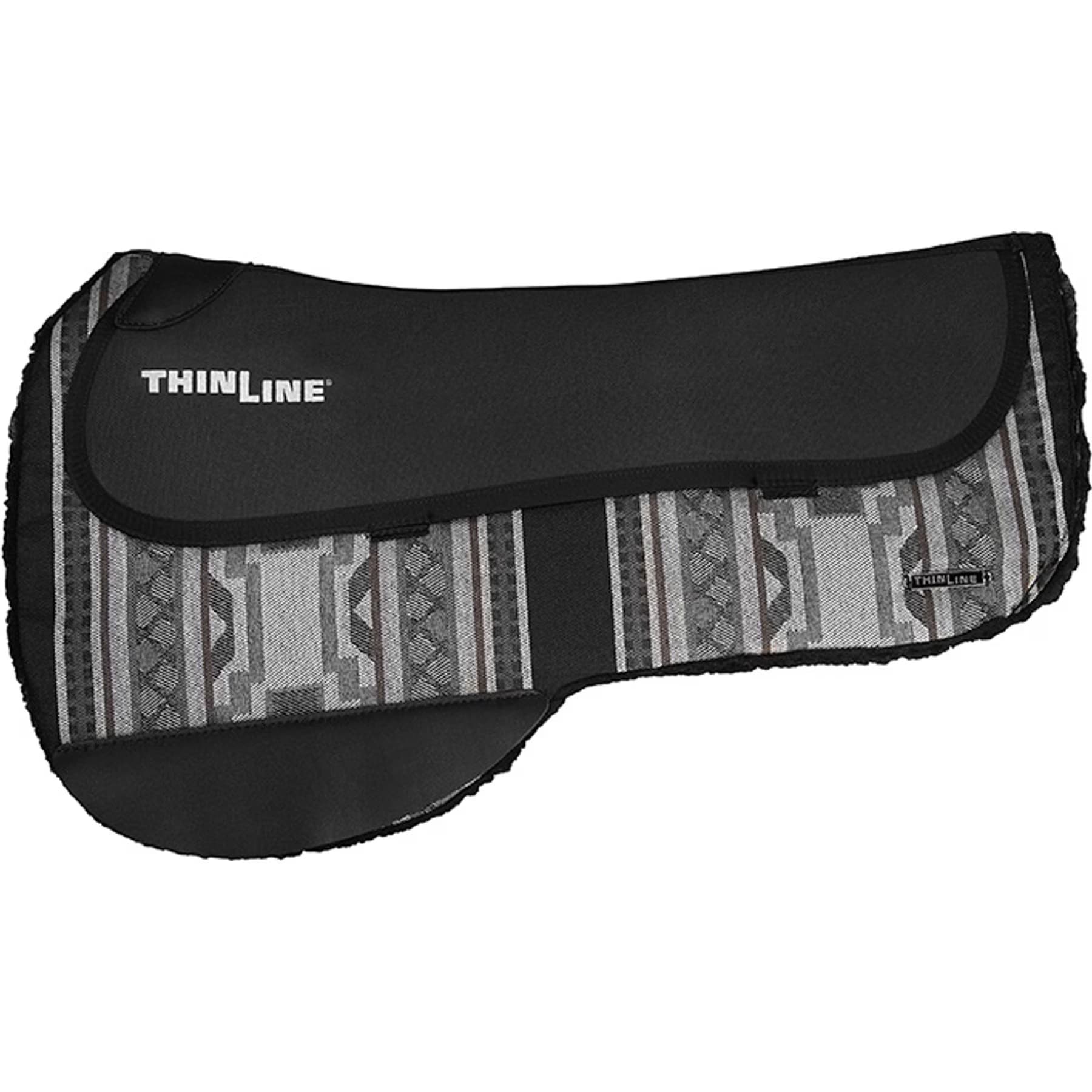 ThinLine ThinLine Contour Western Ranch Round Skirt Saddle Pad, Silverado Pattern