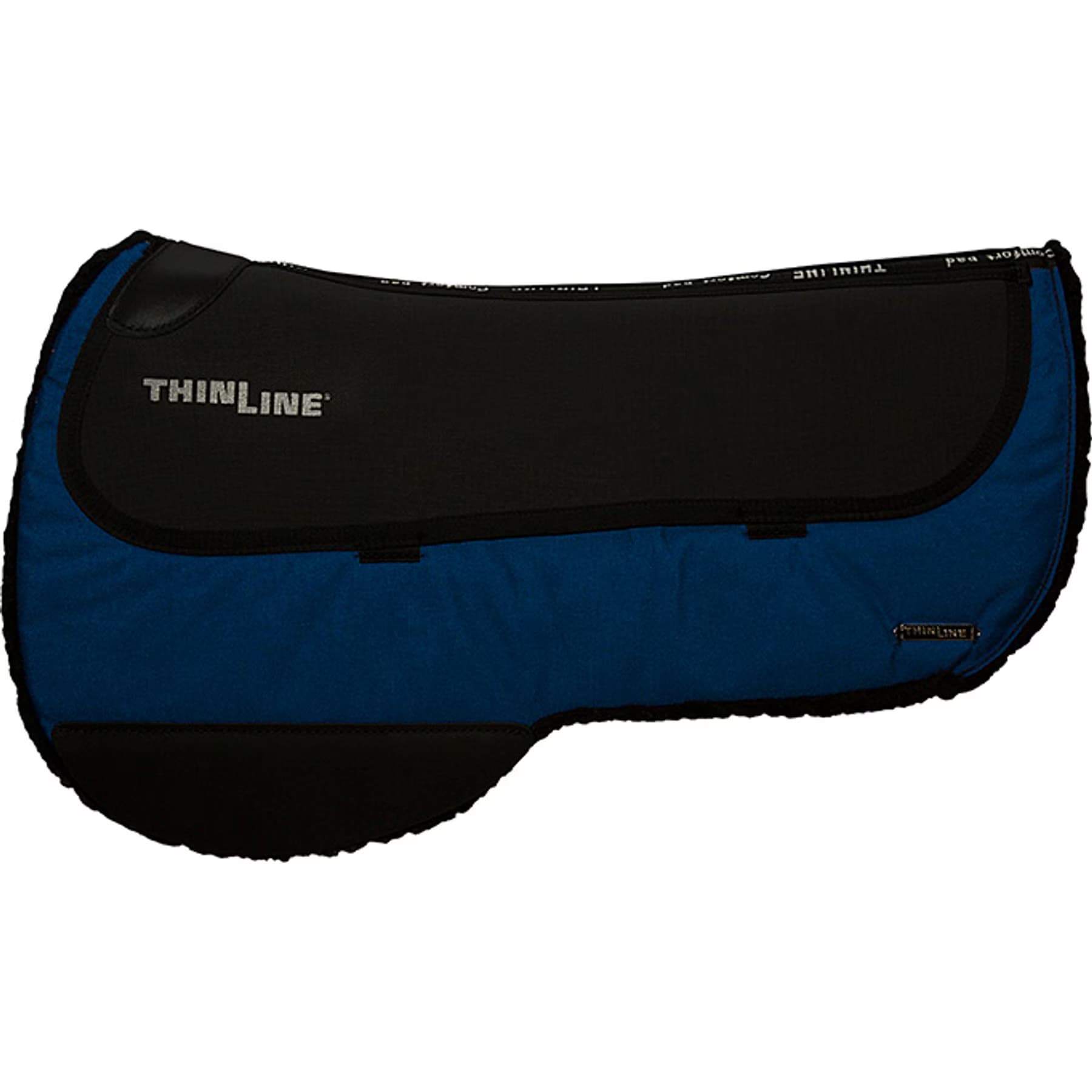 ThinLine ThinLine Contour Western Ranch Round Skirt Saddle Pad, Royal Blue