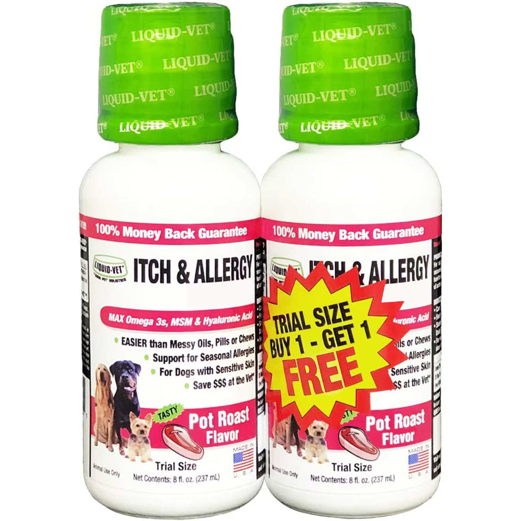 Liquid-Vet Liquid-Vet Itch & Allergy Support Pot Roast Flavor Dog Supplement