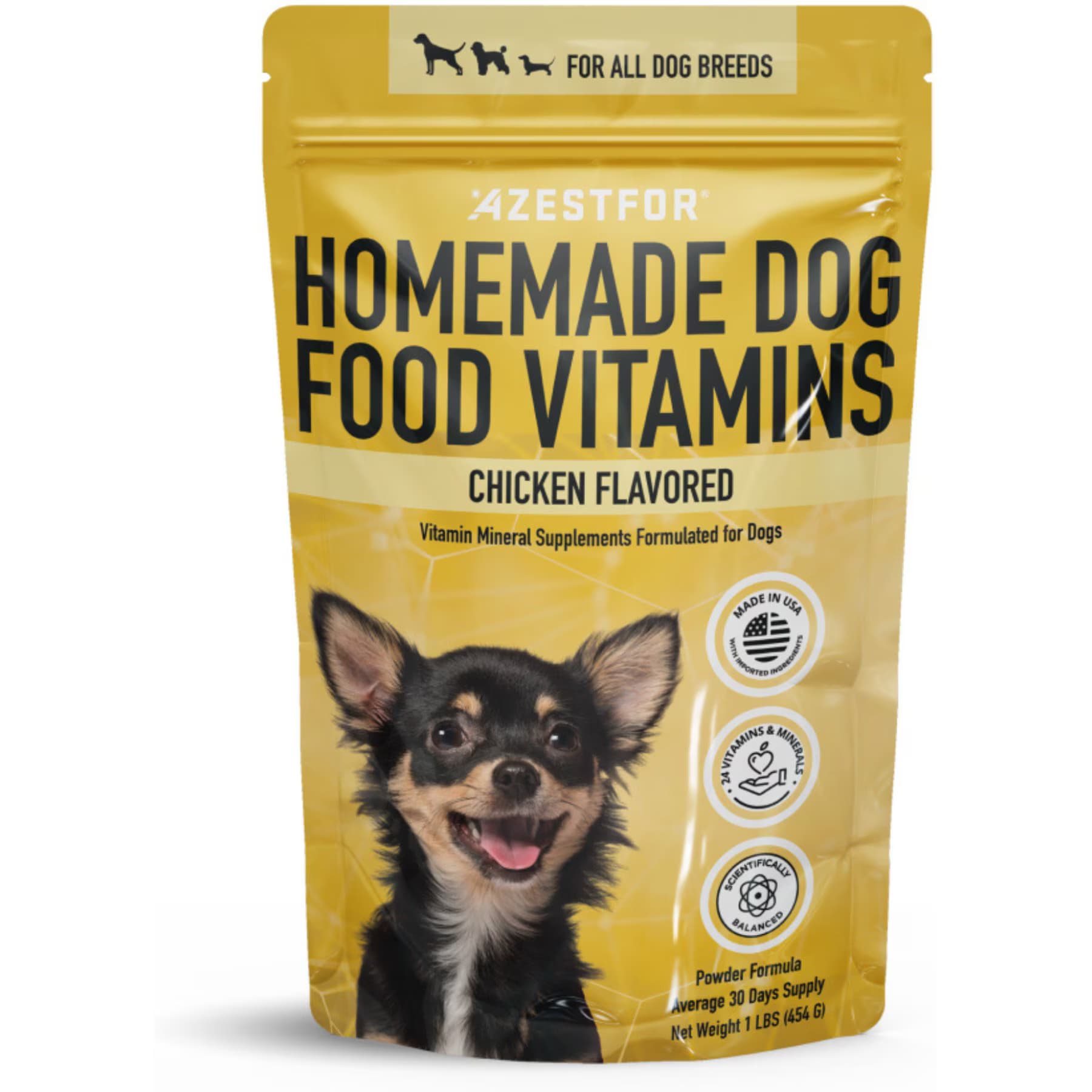 Azestfor Azestfor Homemade Dog Food Chicken Flavored Powder Vitamins for Dogs