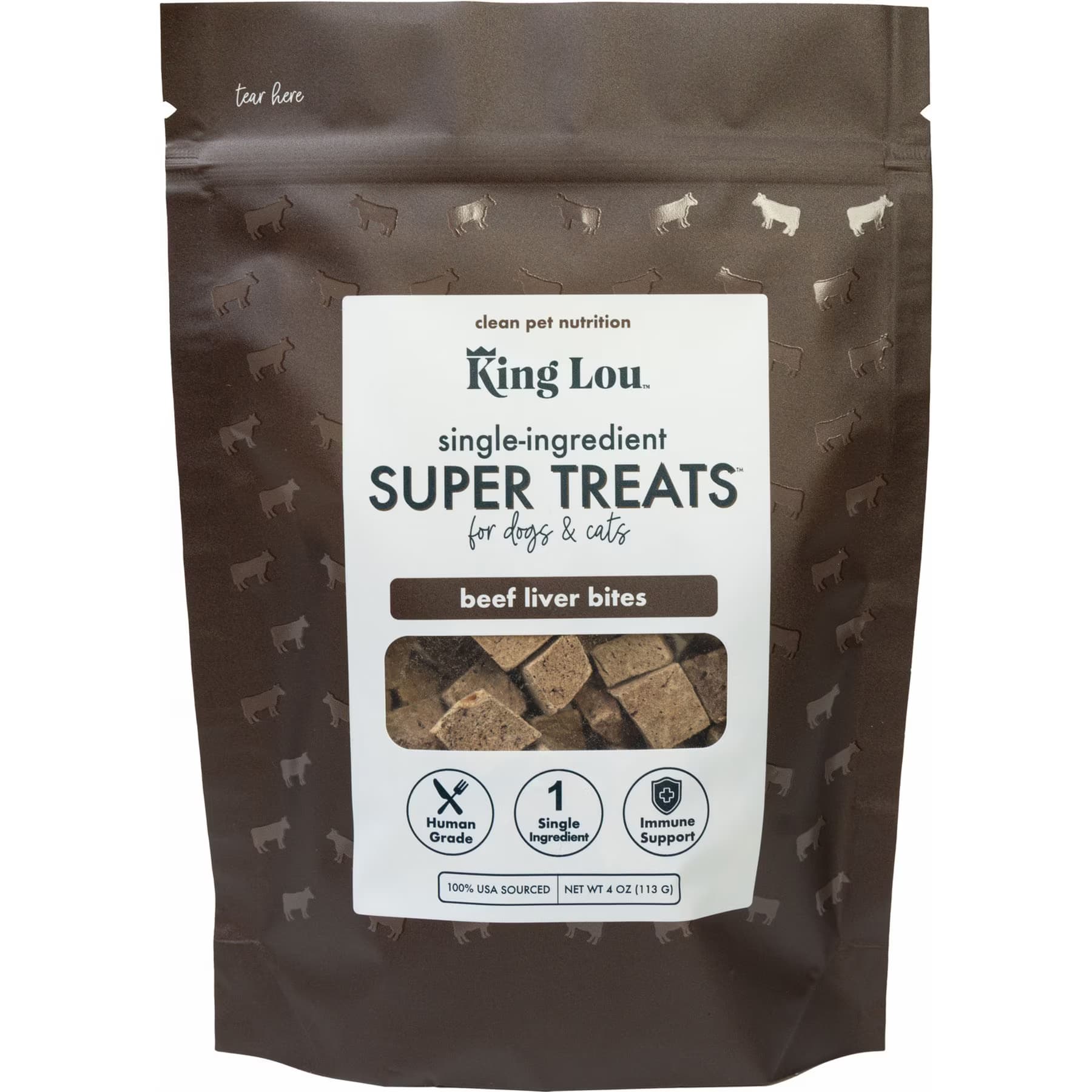 King Lou King Lou Beef Liver Bites Freeze-Dried Dog Treats