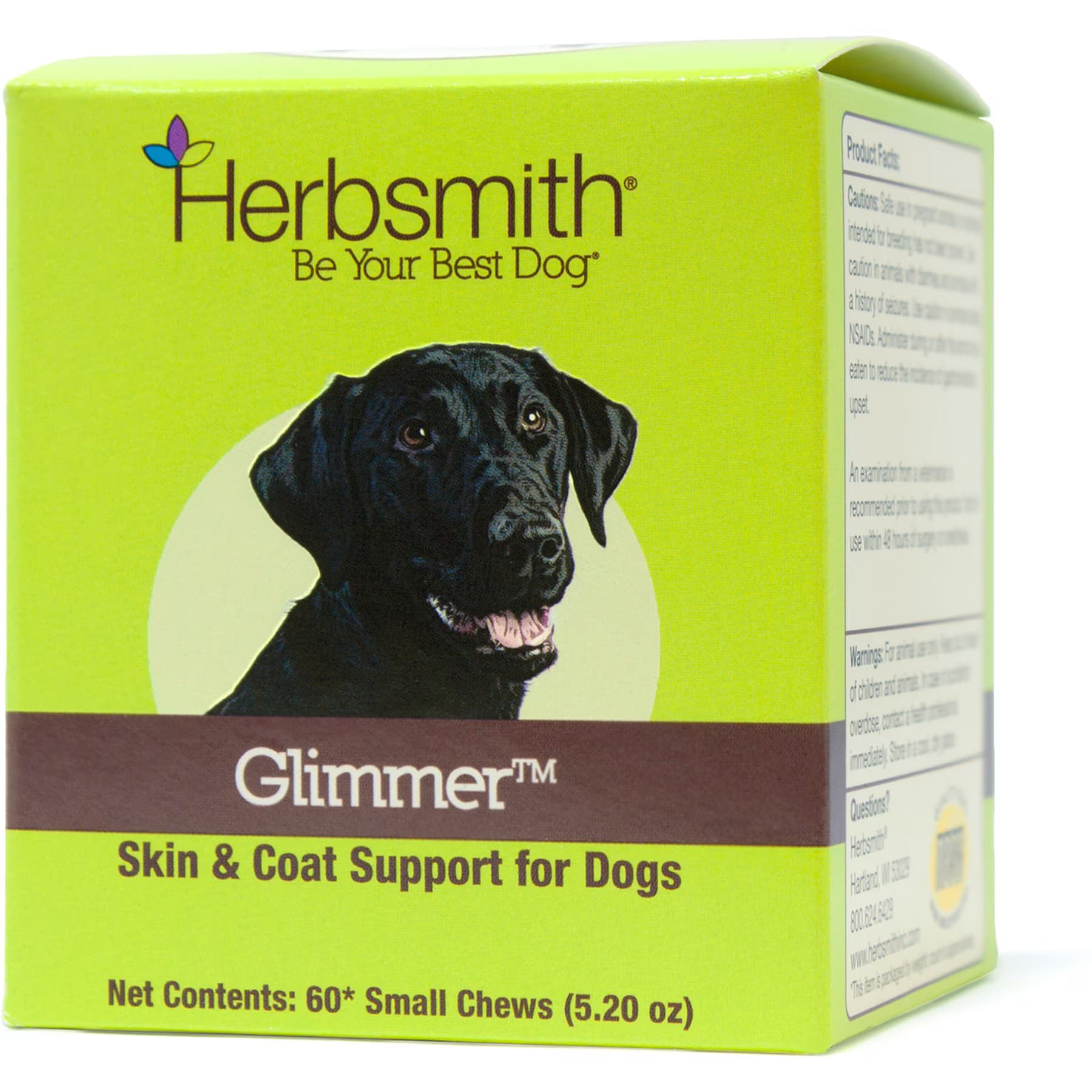 Herbsmith Herbsmith Glimmer Small Chew Skin & Coat Supplement for Dogs
