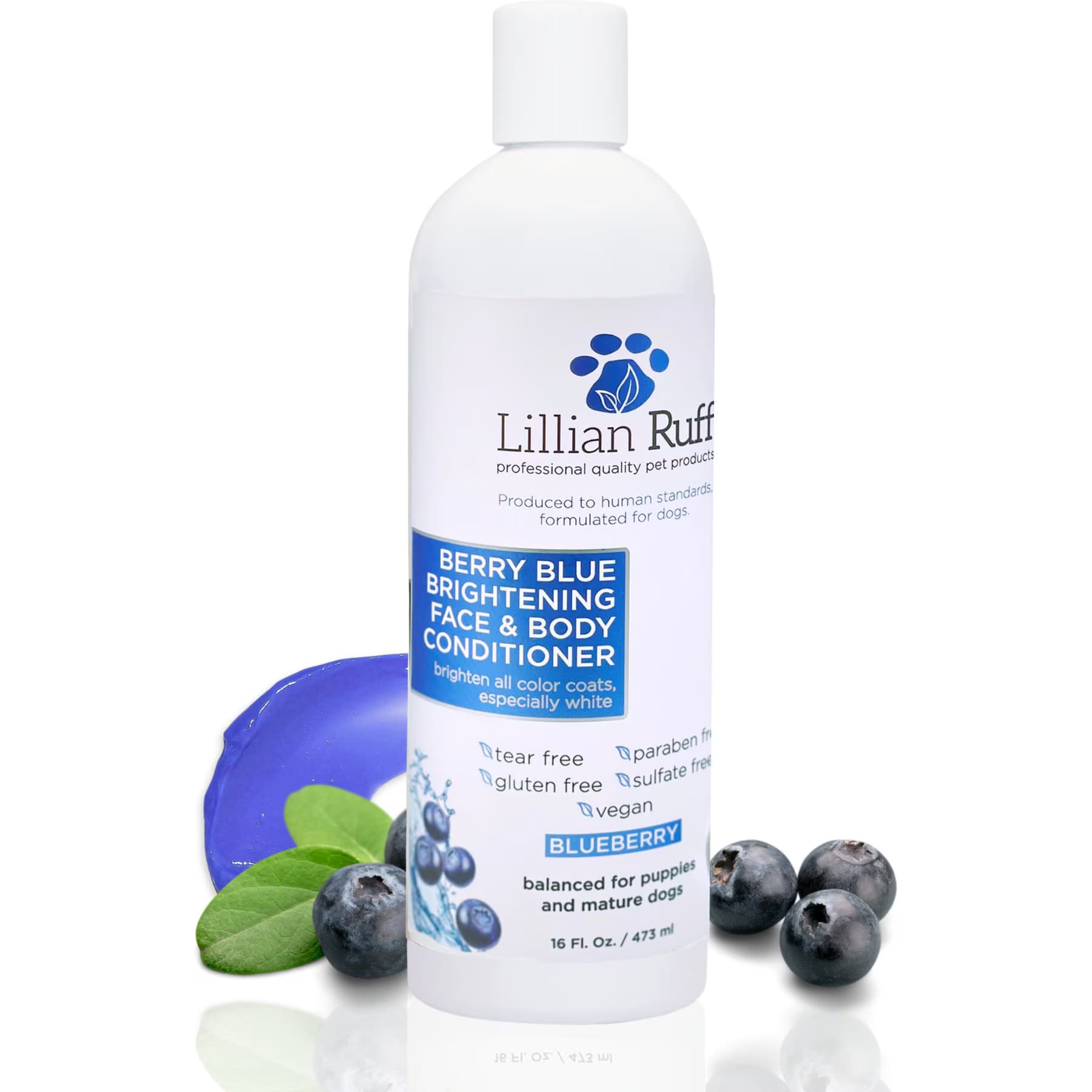 Lillian Ruff Lillian Ruff Berry Blue Brightening Pet Face & Body Conditioner, 128-fl oz bottle