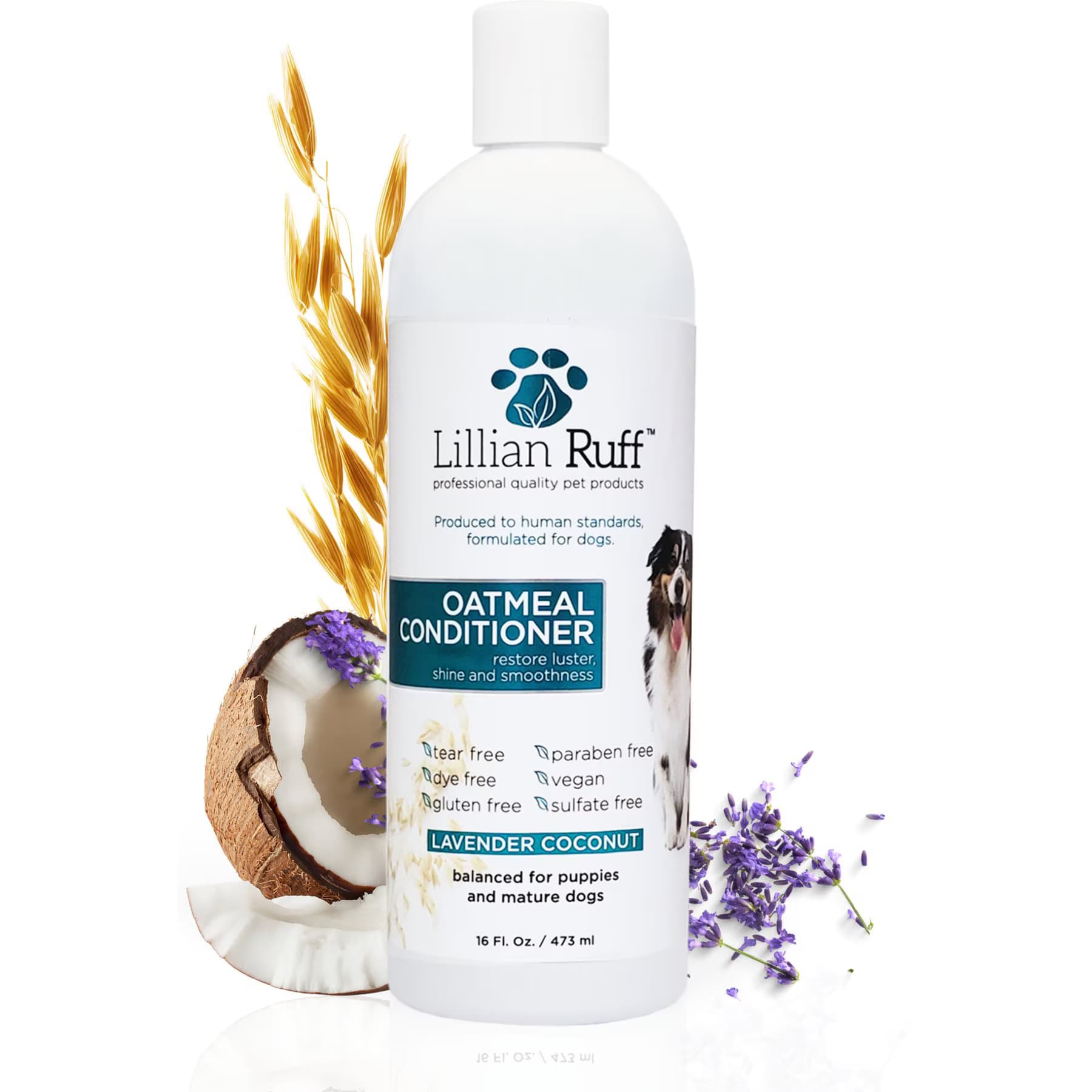 Lillian Ruff Lillian Ruff Oatmeal Pet Conditioner, 16-fl oz bottle