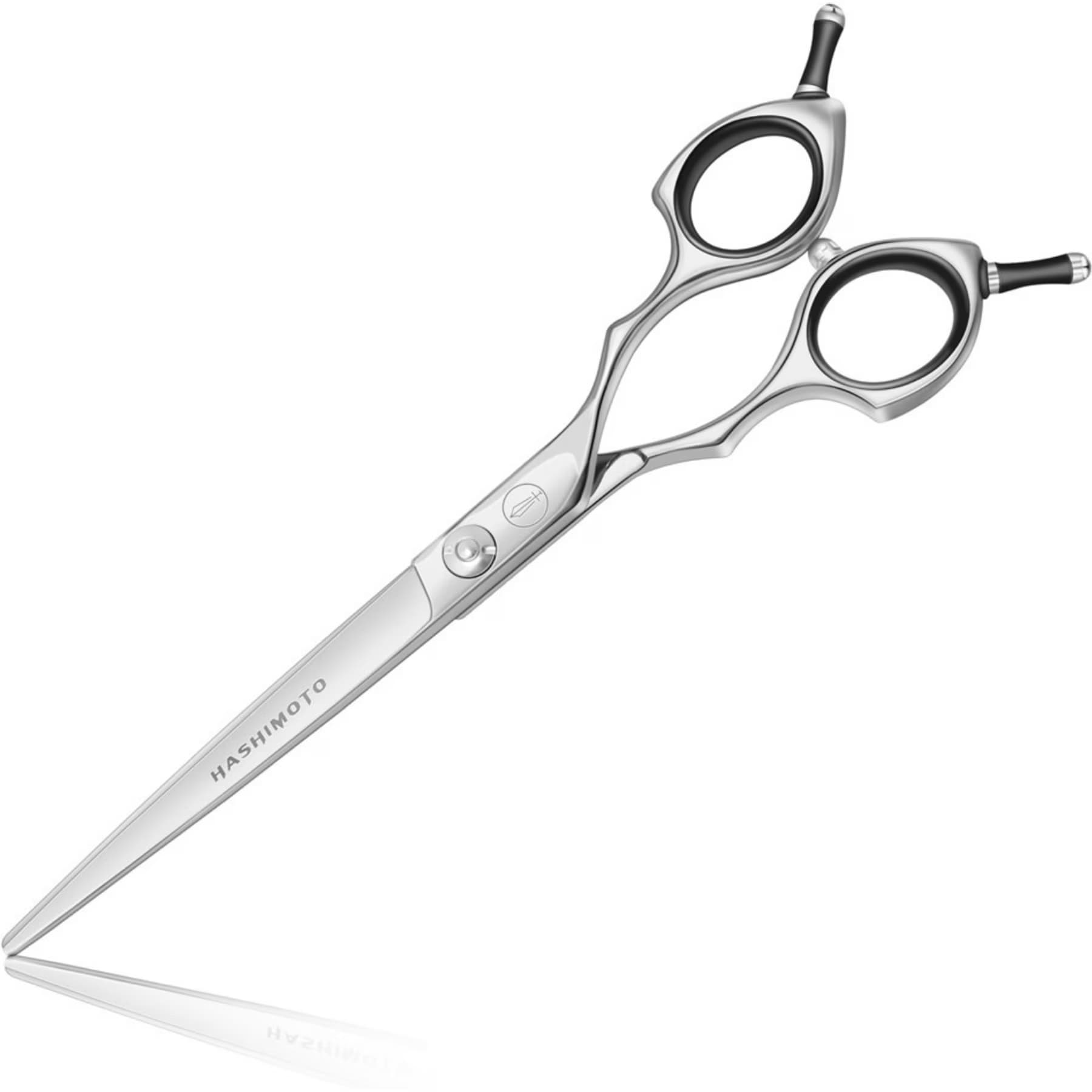 HASHIMOTO HASHIMOTO Straight Dog & Cat Grooming Scissors, Silver, 7.0-in