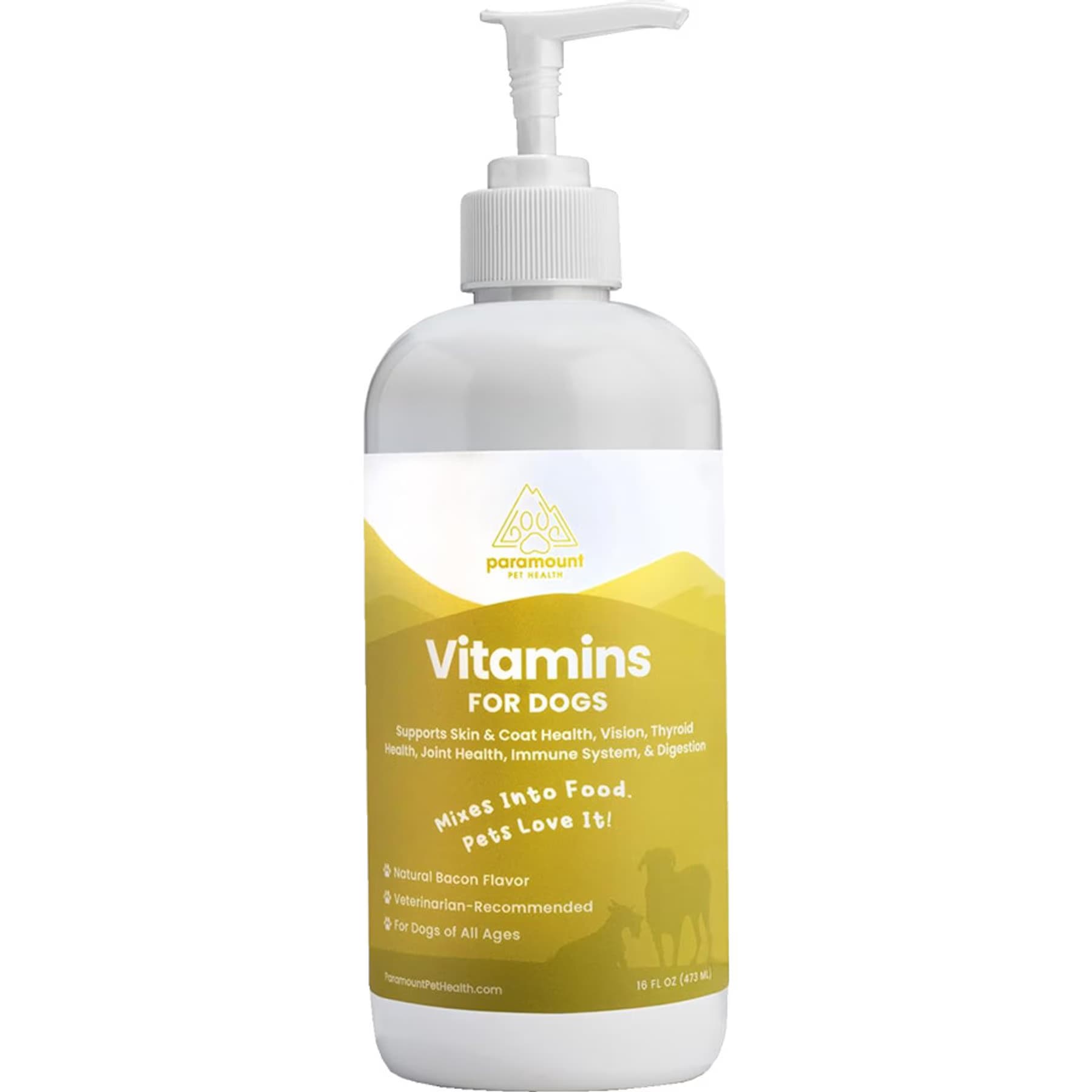 Paramount Pet Health Paramount Pet Health Liquid Vitamins Skin & Coat Support Dog Supplement, 16-fl oz bottle