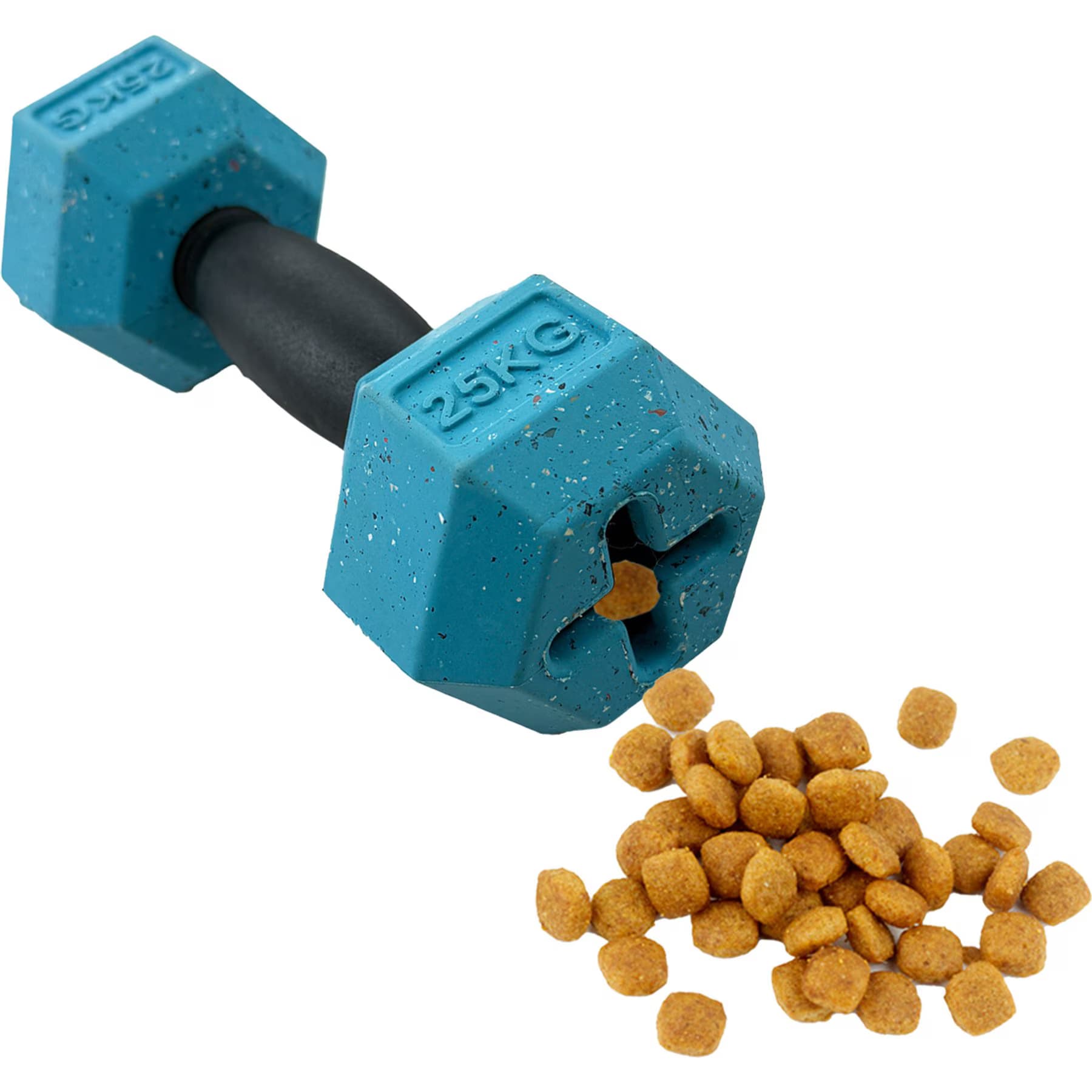 Arlee Home & Pet Arlee Home & Pet Max Fusion Nike Grind Dumbbell Treat Dispensing Dog Toy, Blue, Medium