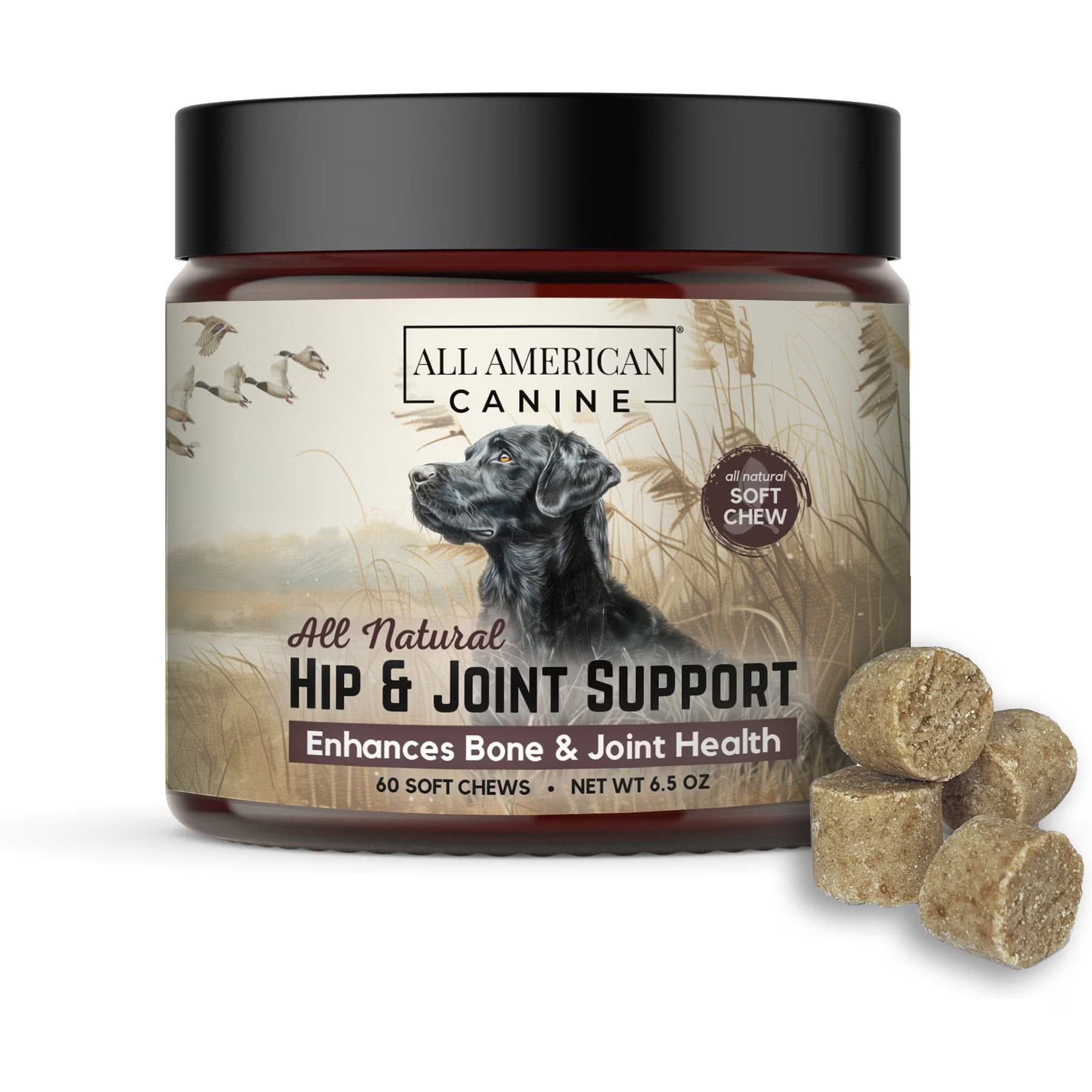 All American Canine All American Canine Hip & Joint Support Soft Chews Supplement for Dogs