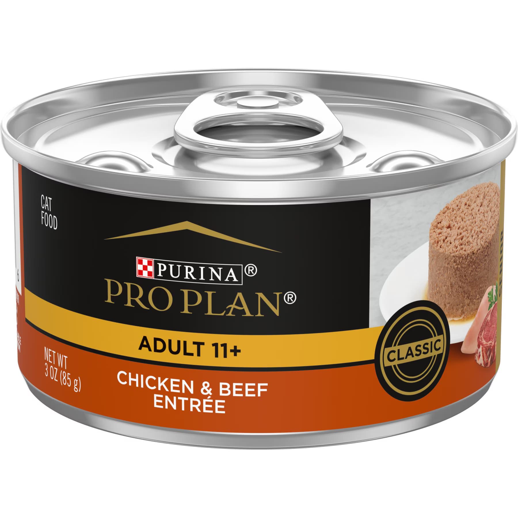 Purina Pro Plan Purina Pro Plan Focus Adult 11+ Classic Chicken & Beef Entree Canned Cat Food