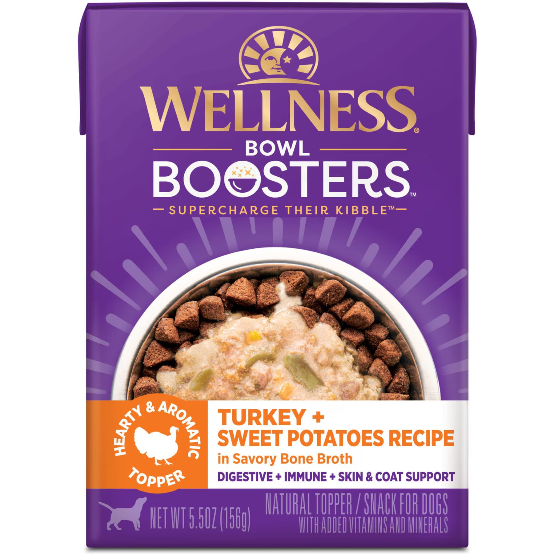 Wellness Wellness Bowl Boosters Hearty Toppers Turkey Wet Dog Toppers