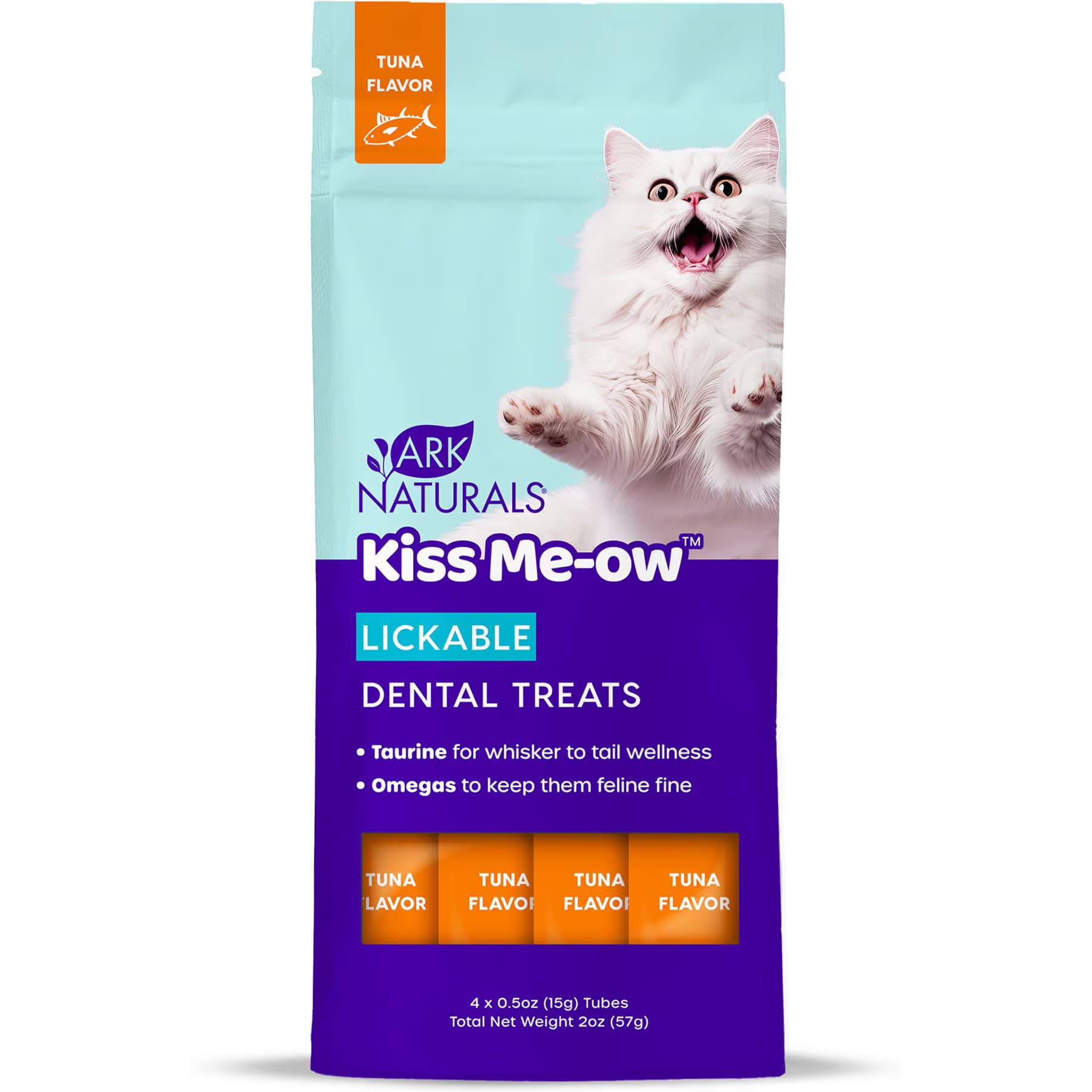 Ark Naturals Ark Naturals Kiss Me-Ow Tuna Lickable Dental Cat Treats