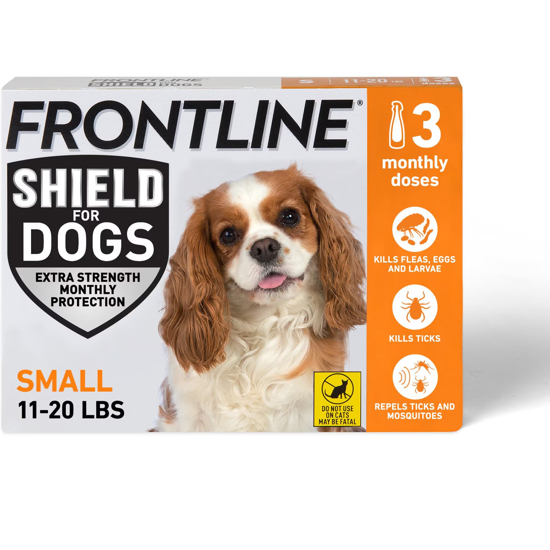 Frontline Shield Flea & Tick Treatment for Small Dogs, 11 - 20 lbs, 6 doses (6-Month Protection) — 11-20 lbs — view 3