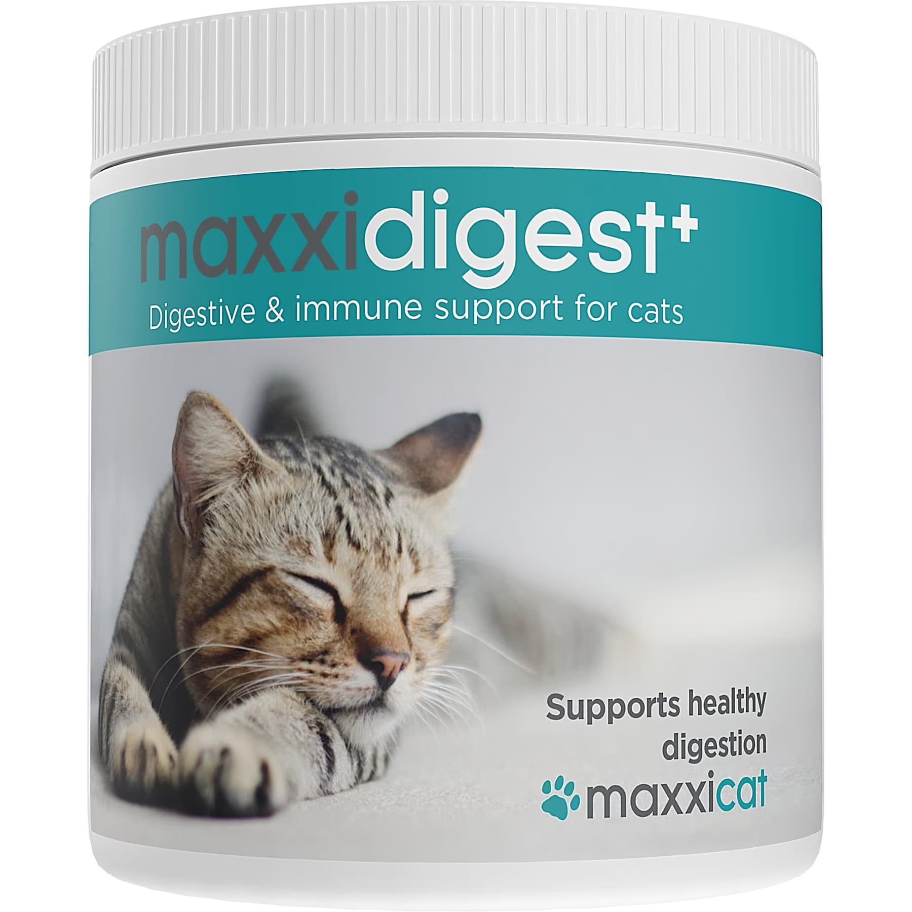 maxxipaws maxxipaws maxxidigest+ Advanced Immune Support Prebiotic & Probiotic Powder Digestive Aid Supplement for Cats, 3.2-oz jar