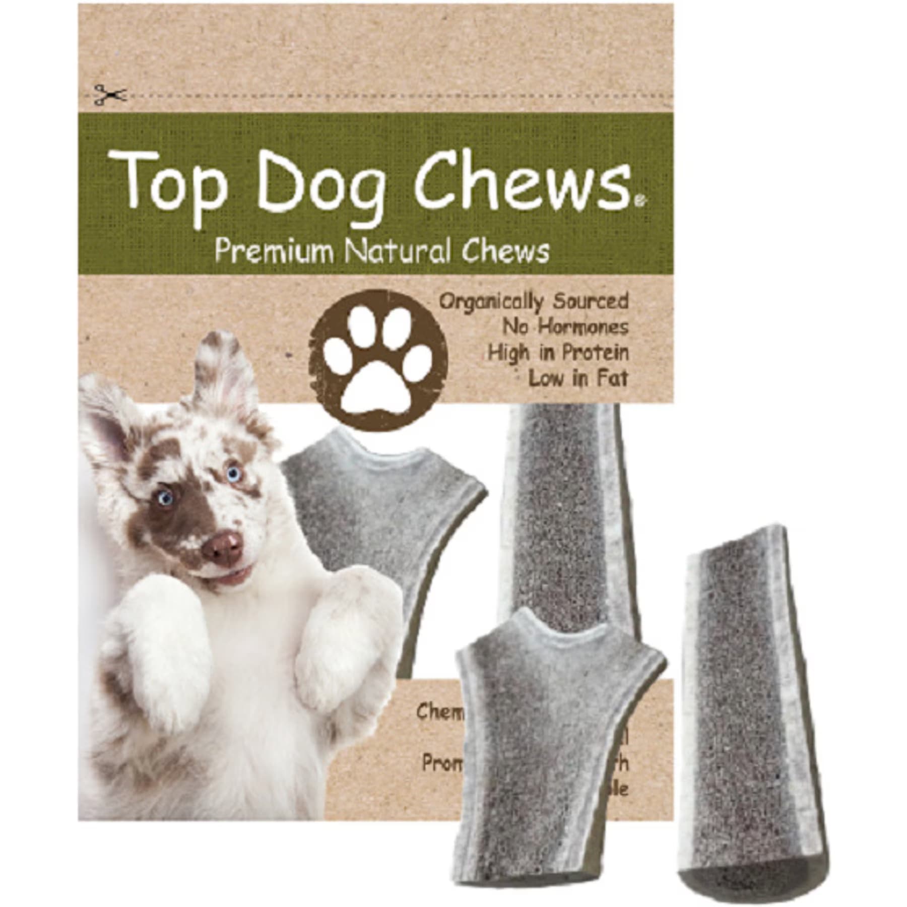 Top Dog Chews Top Dog Chews Elk Antler Split Dog Treats, Medium