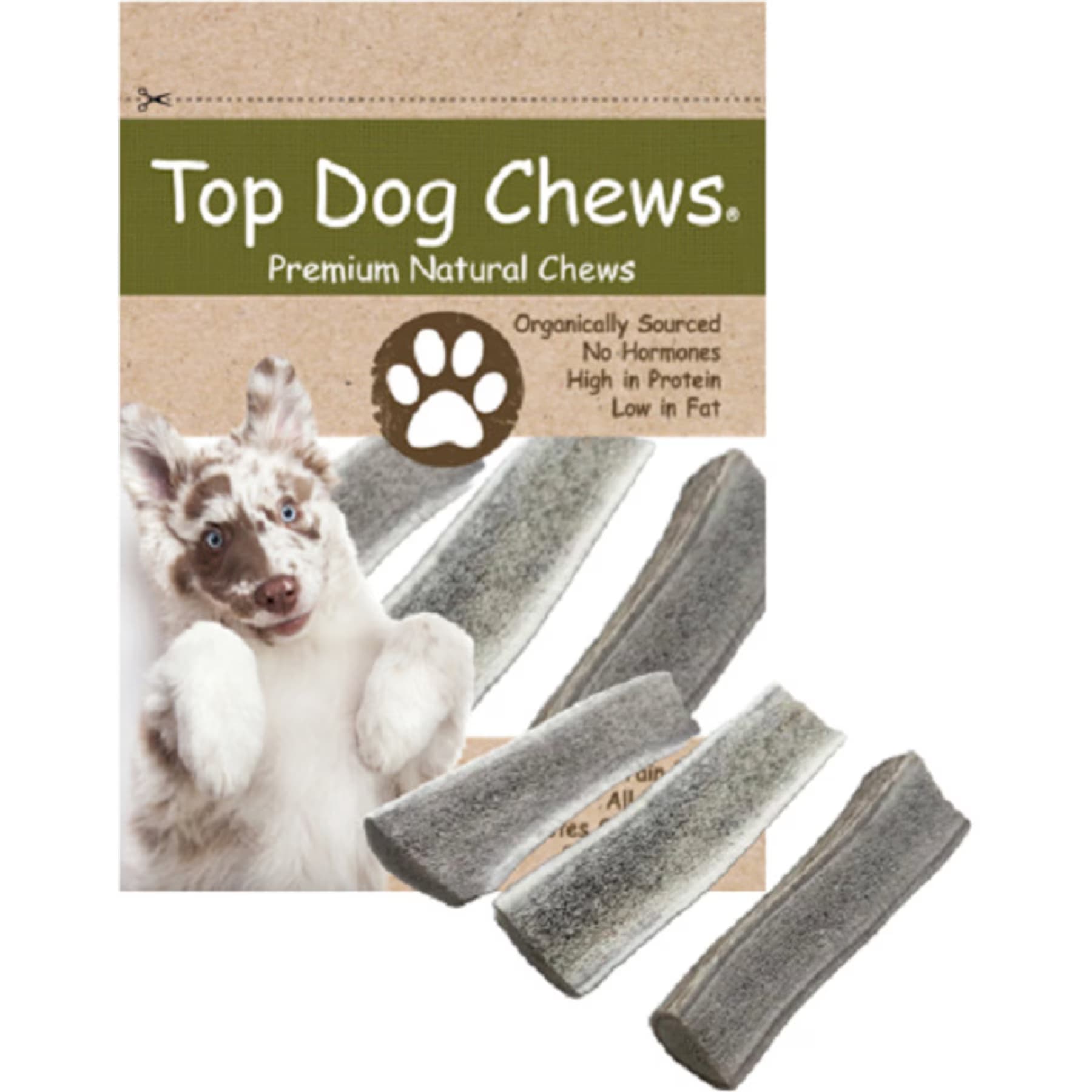 Top Dog Chews Top Dog Chews Elk Antler Split Dog Treats, Small