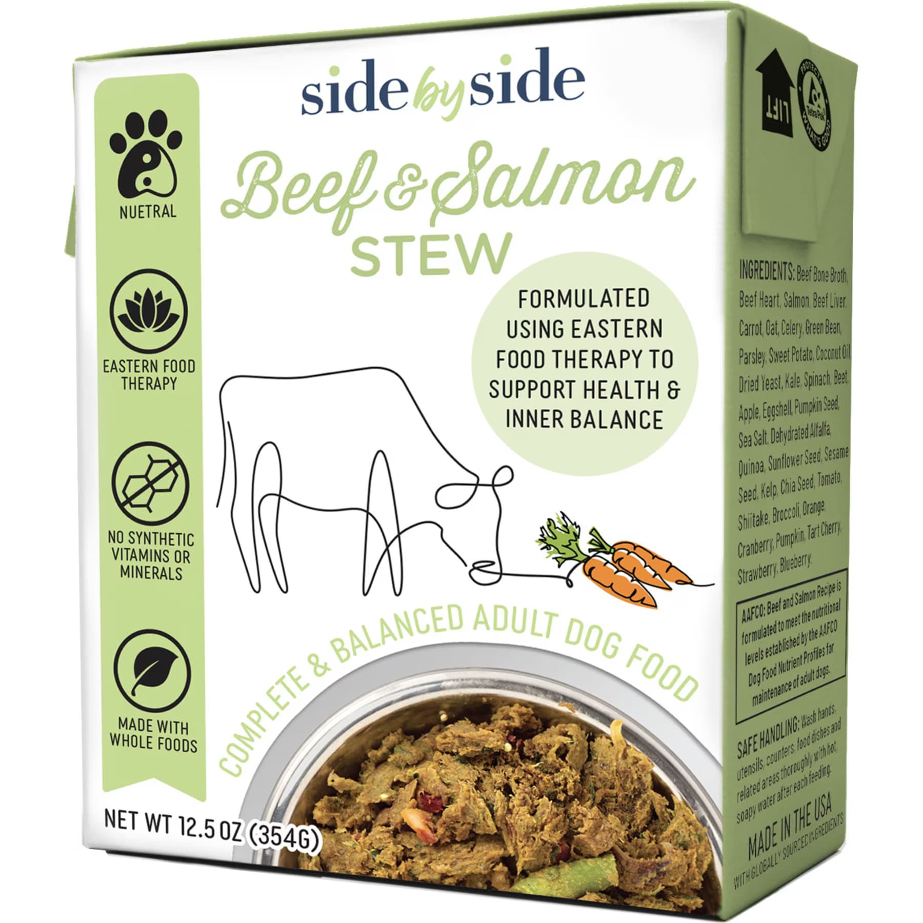 Side By Side Side By Side Neutral Complete & Balanced Beef & Salmon Neutral Beef & Salmon Wet Dog Food