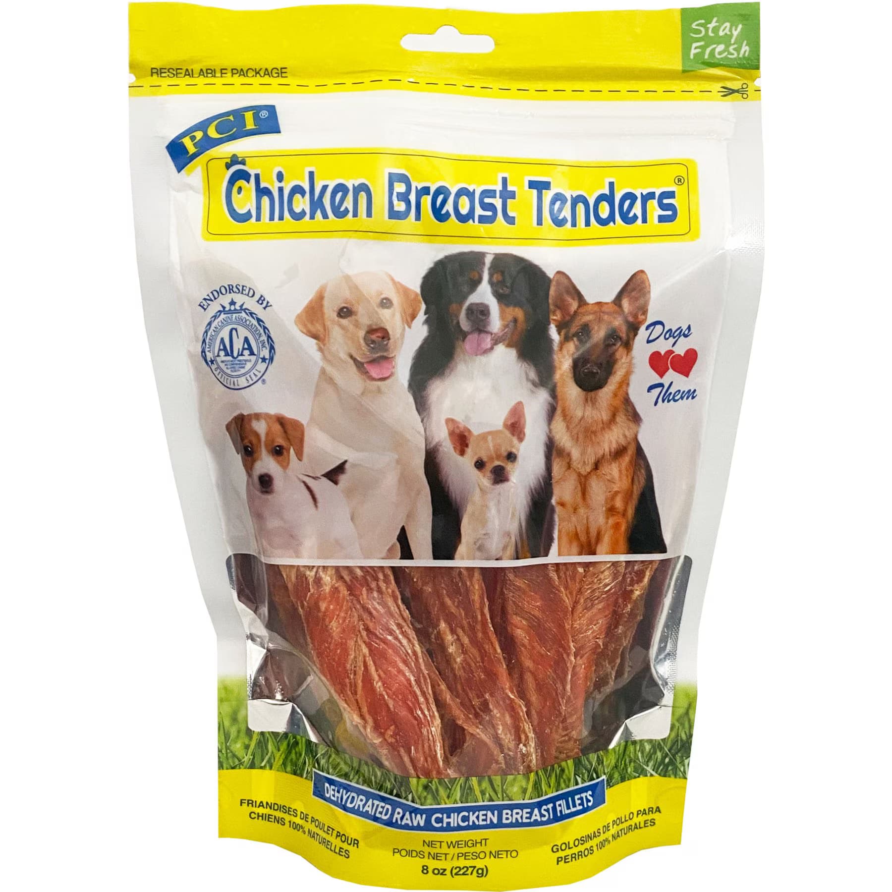 Pet Center Pet Center Sliced Chicken Breast Tenders Dehydrated Dog Treats