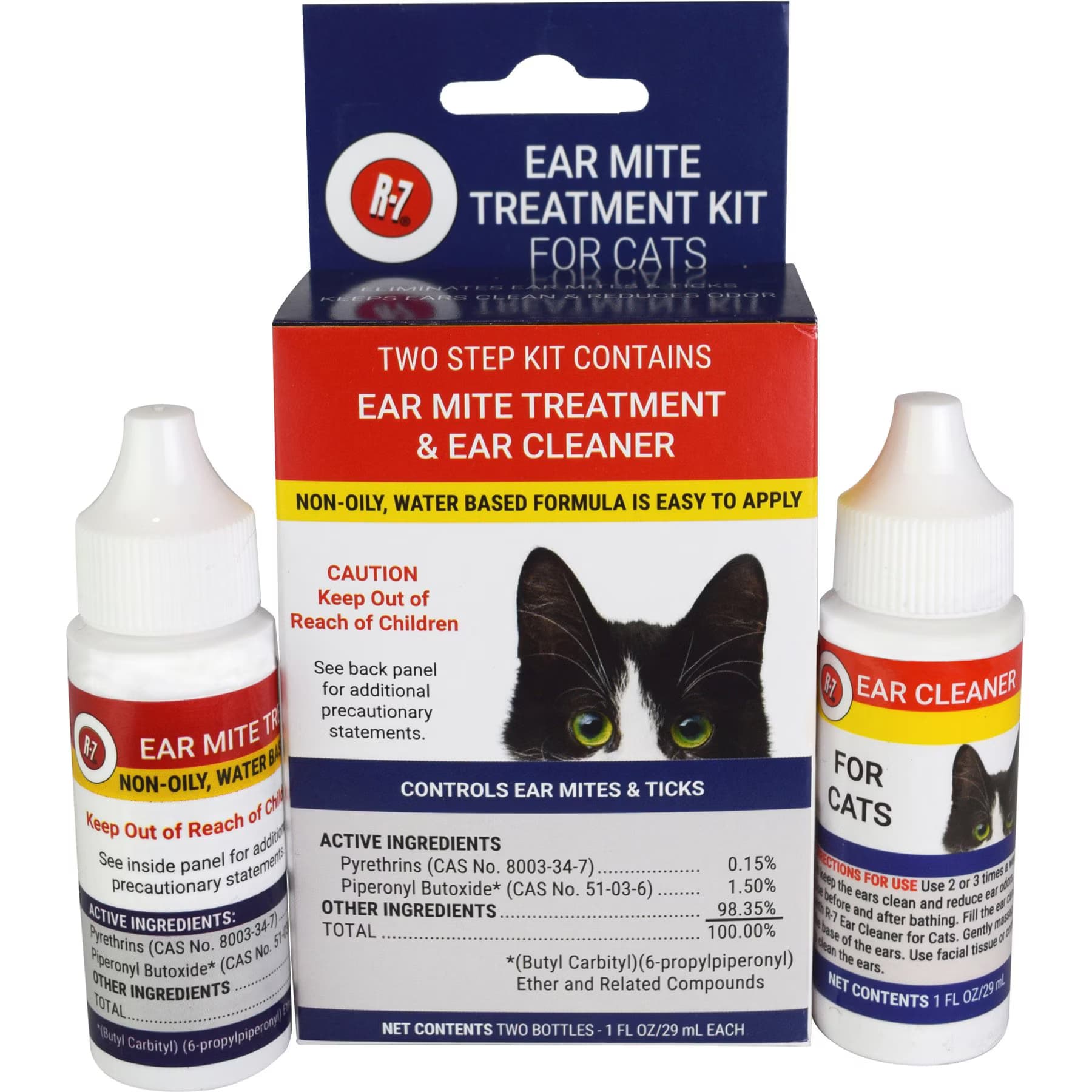 Miracle Care Miracle Care Ear Mite Treatment Kit for Cats, 1-fl oz bottle