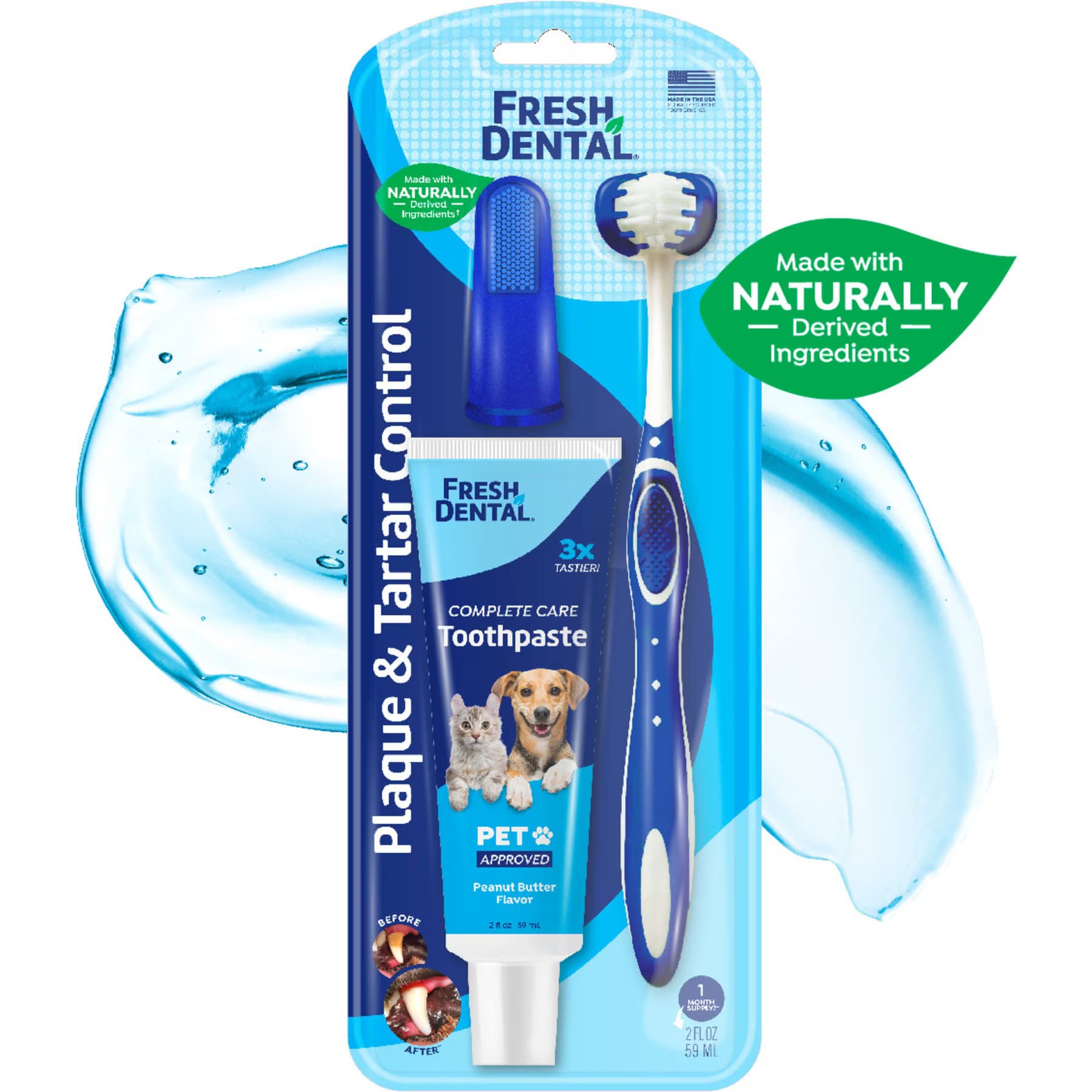 Naturel Promise Naturel Promise Fresh Dental Peanut Butter Honey Total Care Kit, 2-fl oz bottle