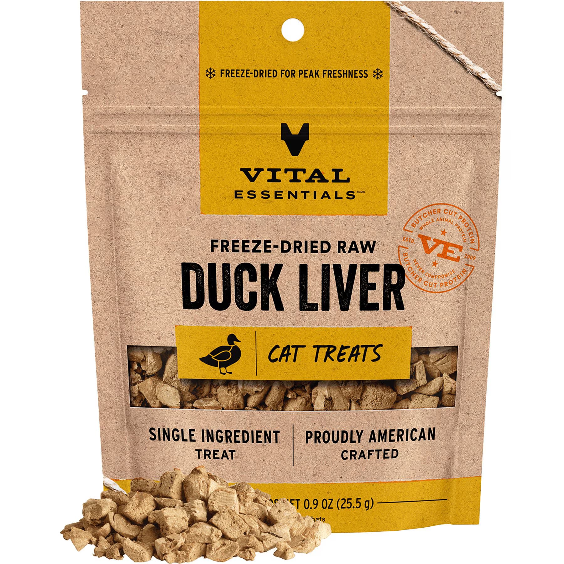 Vital Essentials Vital Essentials Duck Liver Single Ingredient Freeze-Dried Cat Treats