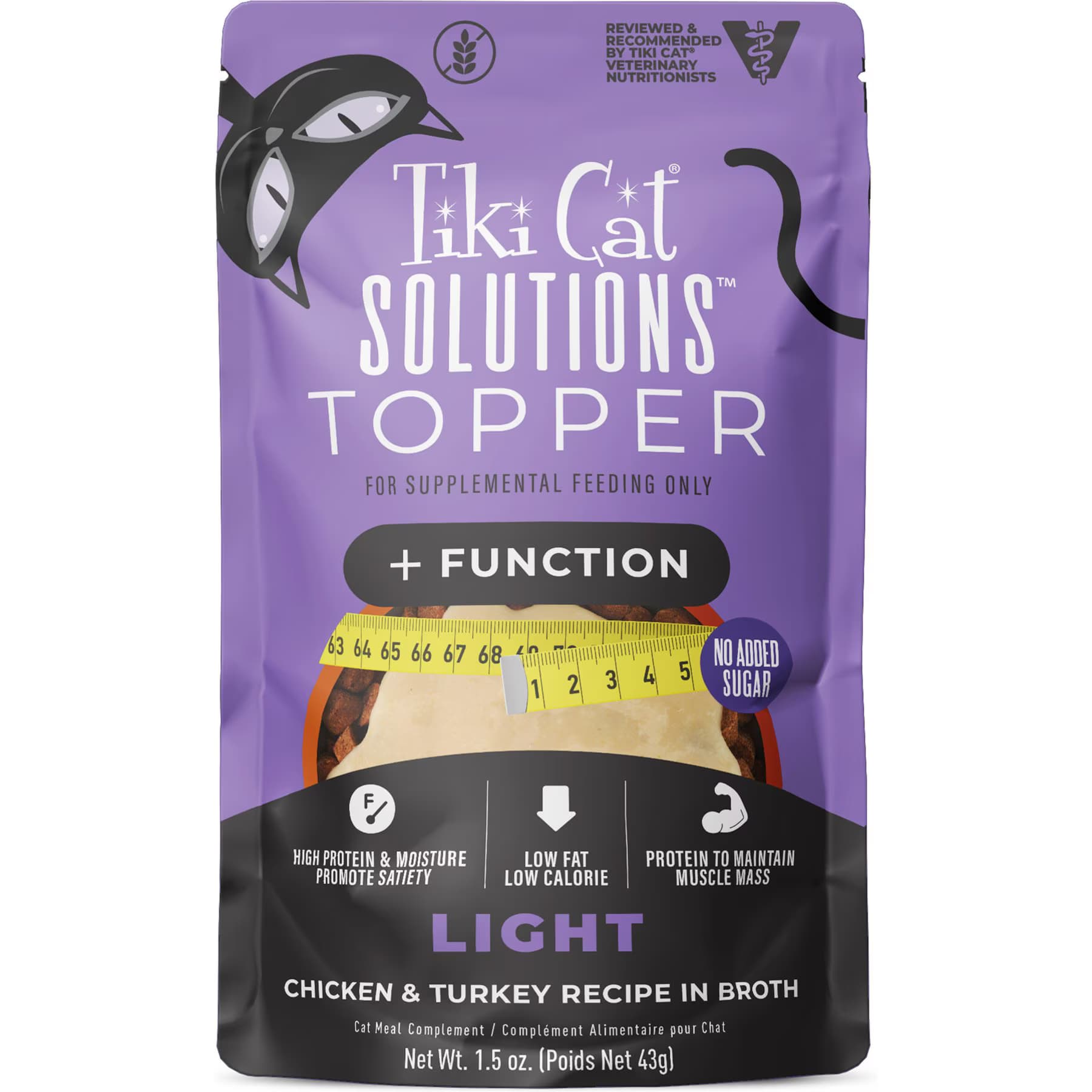 Tiki Cat Tiki Cat Solutions Light Chicken & Turkey Recipe in Broth Wet Cat Food Topper