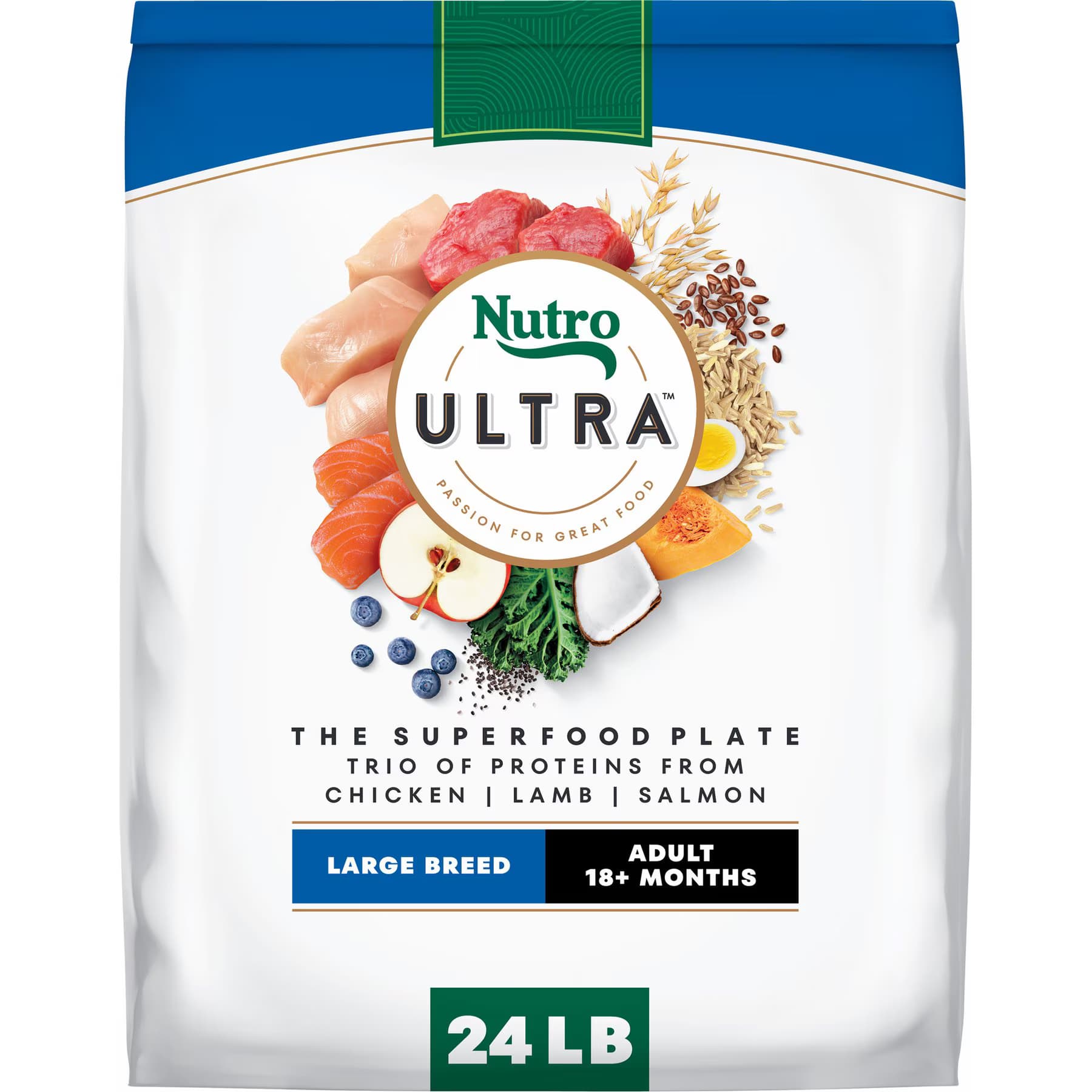 Nutro Ultra Adult Large Breed High Protein Trio of Proteins Chicken, Lamb & Salmon Dry Dog Food — view 5