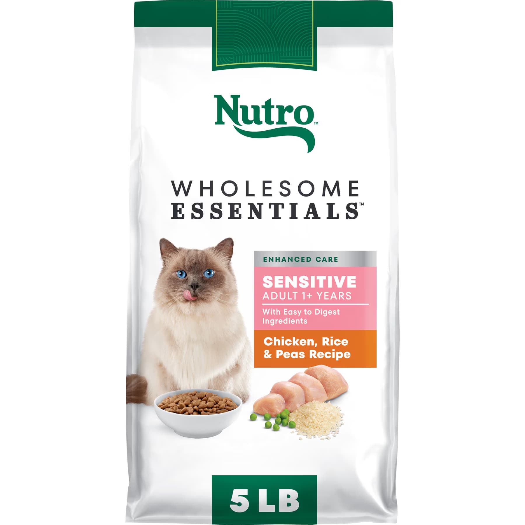 Nutro Nutro Wholesome Essentials Chicken, Rice & Peas Recipe Sensitive Dry Cat Food