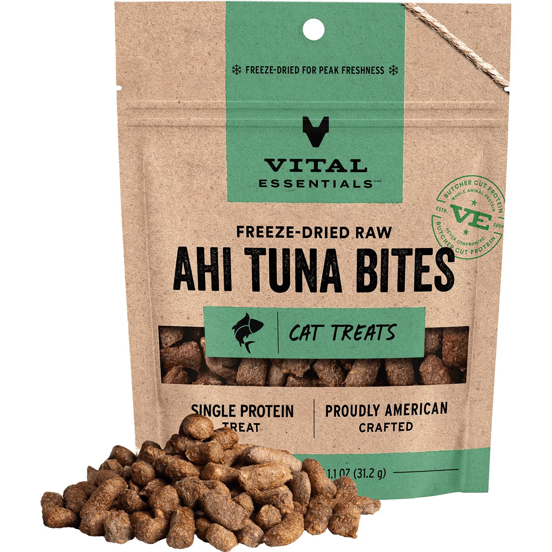 Vital Essentials Ahi Tuna Bites Freeze-Dried Cat Treats — view 3