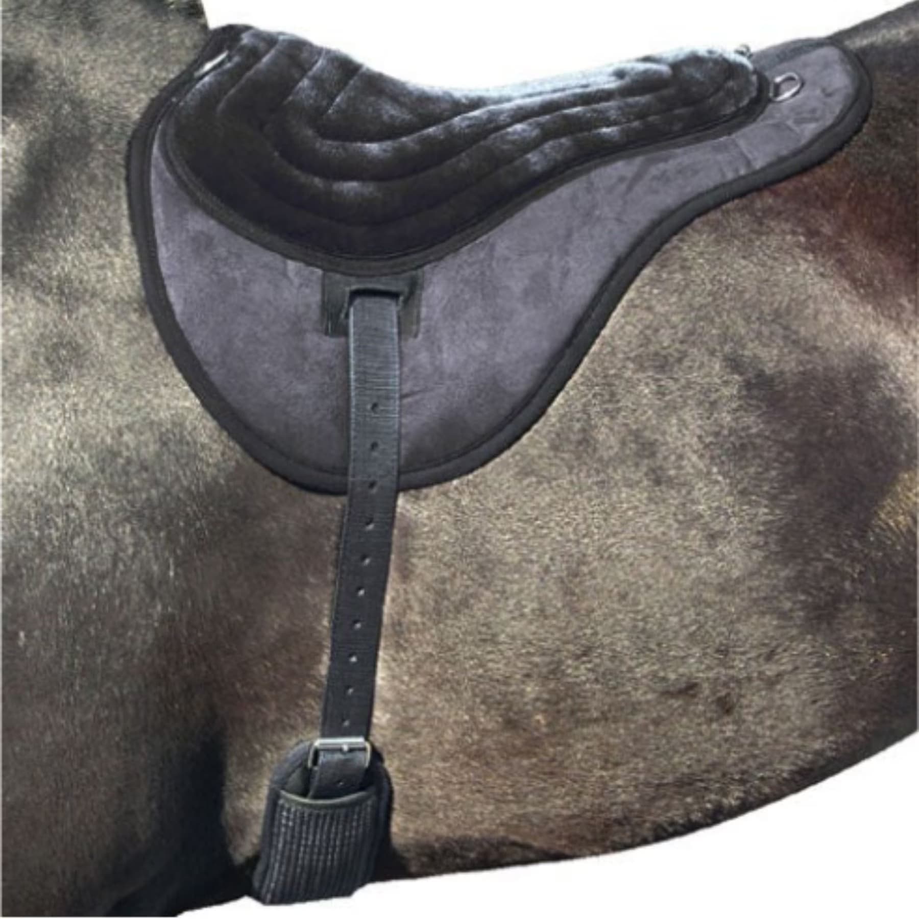 Best Friend Best Friend Comfort Plus Non-Slip Bareback Horse Pad, Black