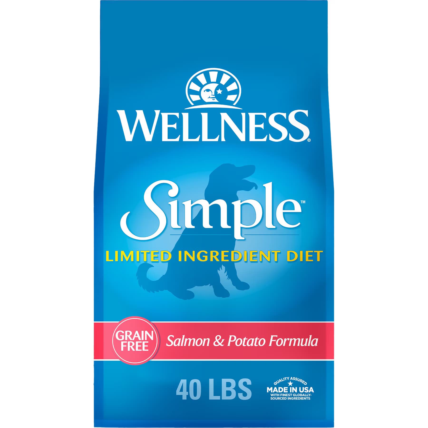 Wellness Simple Limited Ingredient Adult Wholesome Grains Natural Salmon & Potato Dry Dog Food — view 4