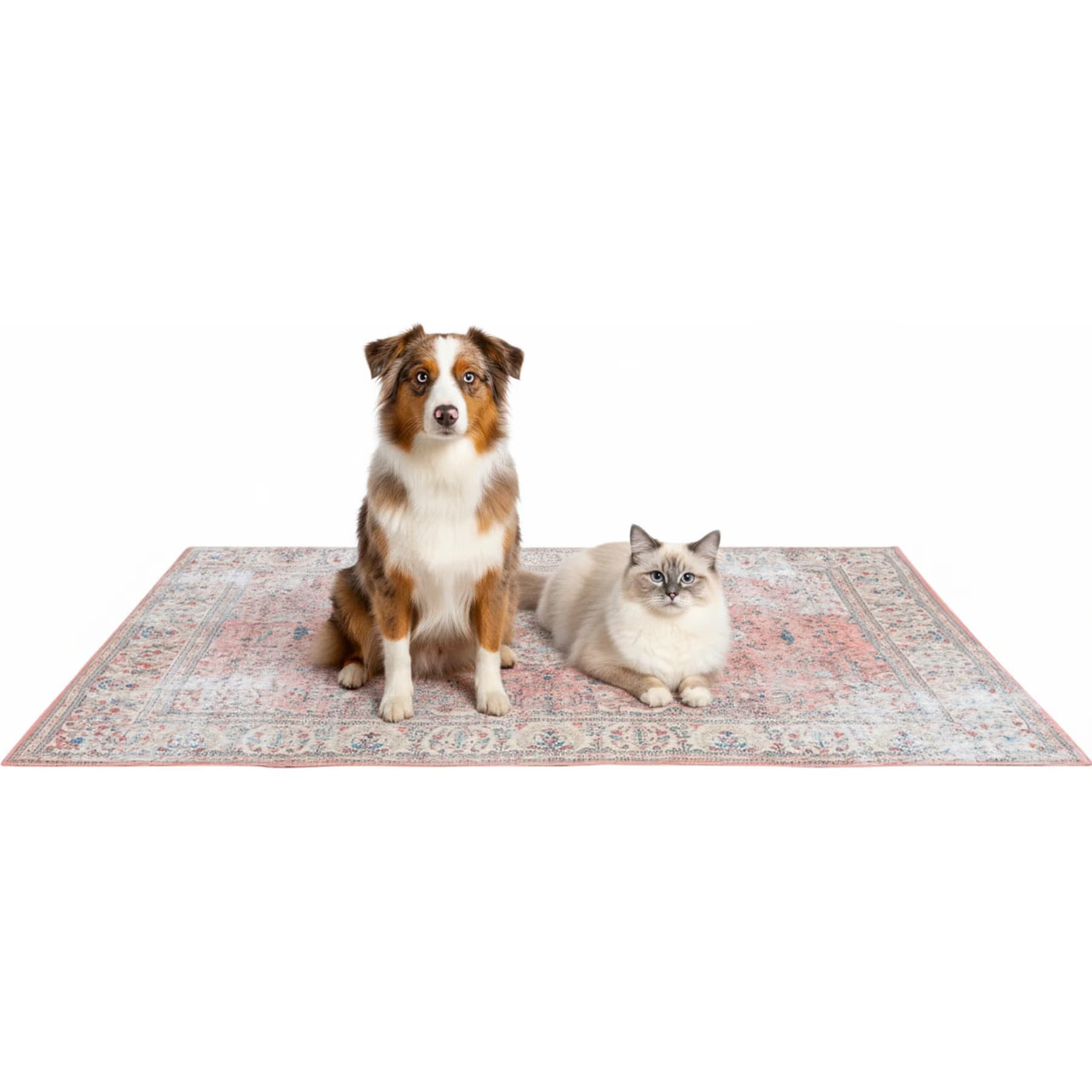 The Avalon Society The Avalon Society Washable Dog Pee Pad, Hana Blush, 36 x 48-in