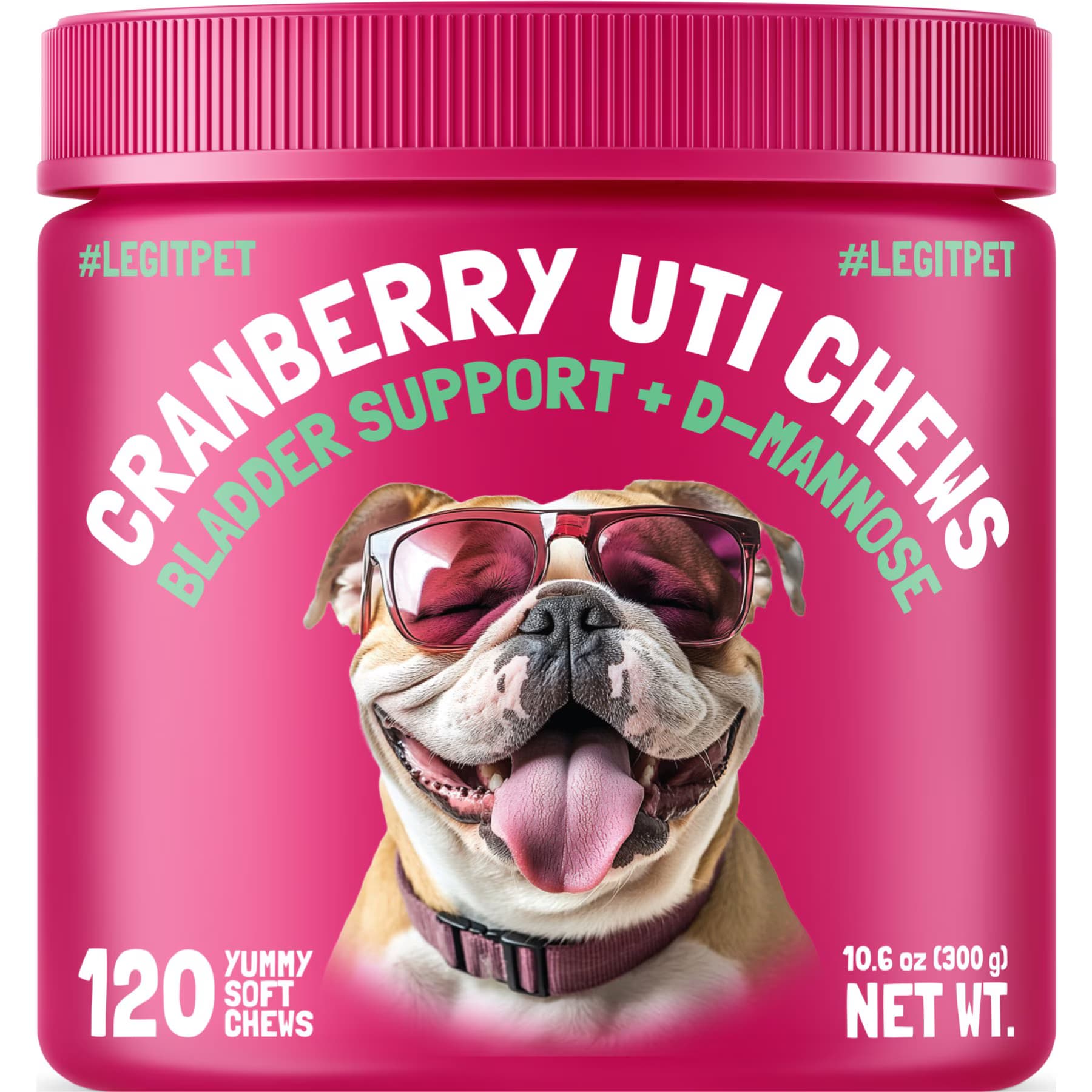 Legitpet Legitpet Cranberry UTI Soft Chew Bladder Support Supplement for Dogs