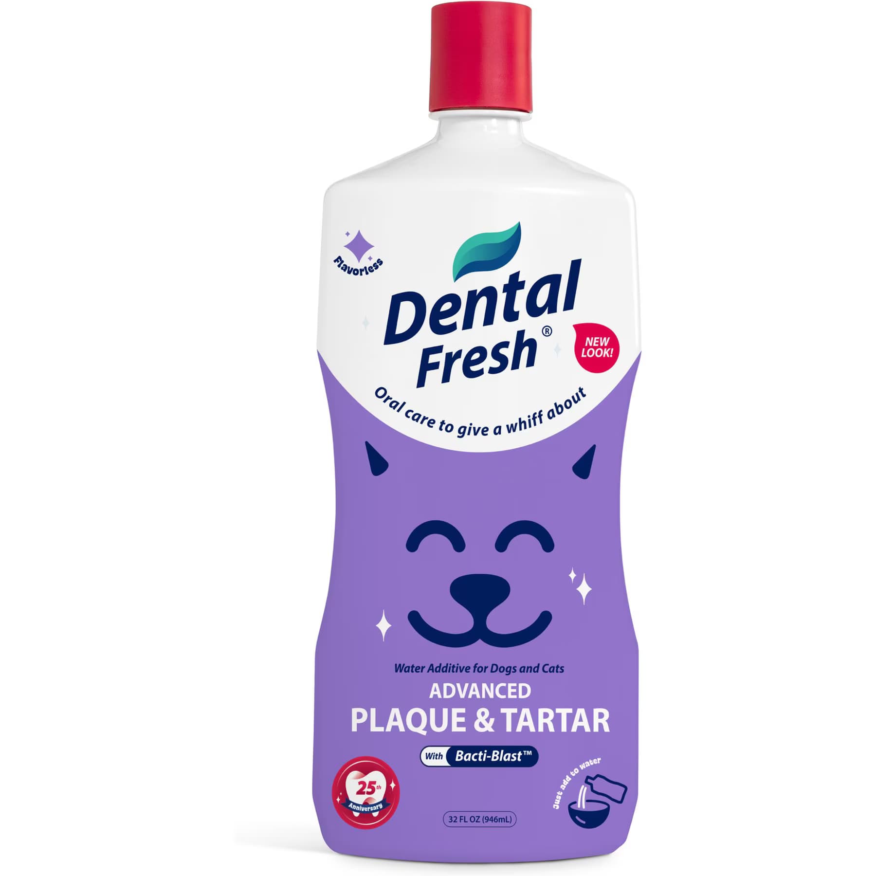 Dental Fresh Advanced Plaque & Tartar Dog & Cat Dental Water Additive, 17-fl oz bottle — view 5