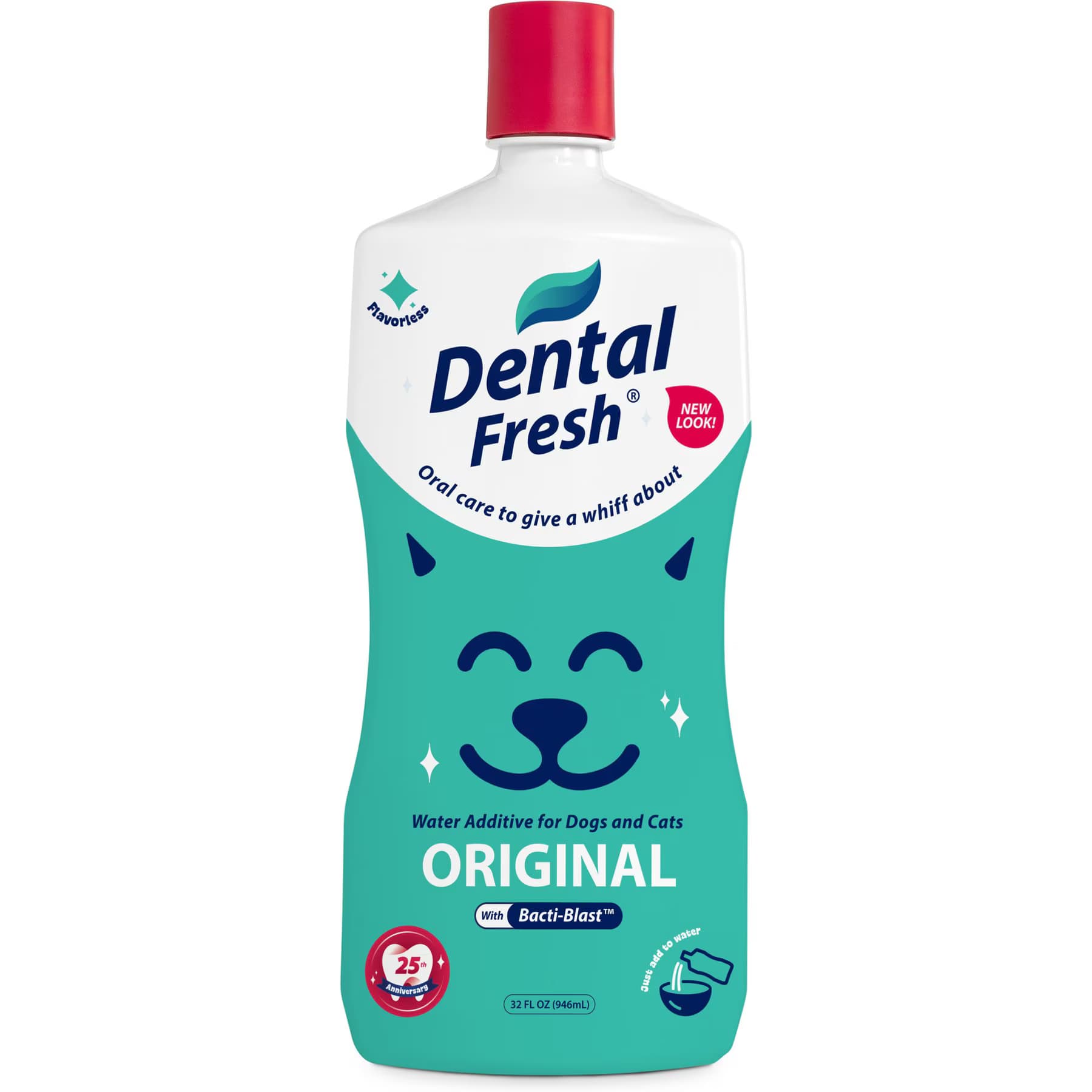 Dental Fresh Original Formula Dog & Cat Dental Water Additive, 32-fl oz bottle — view 3