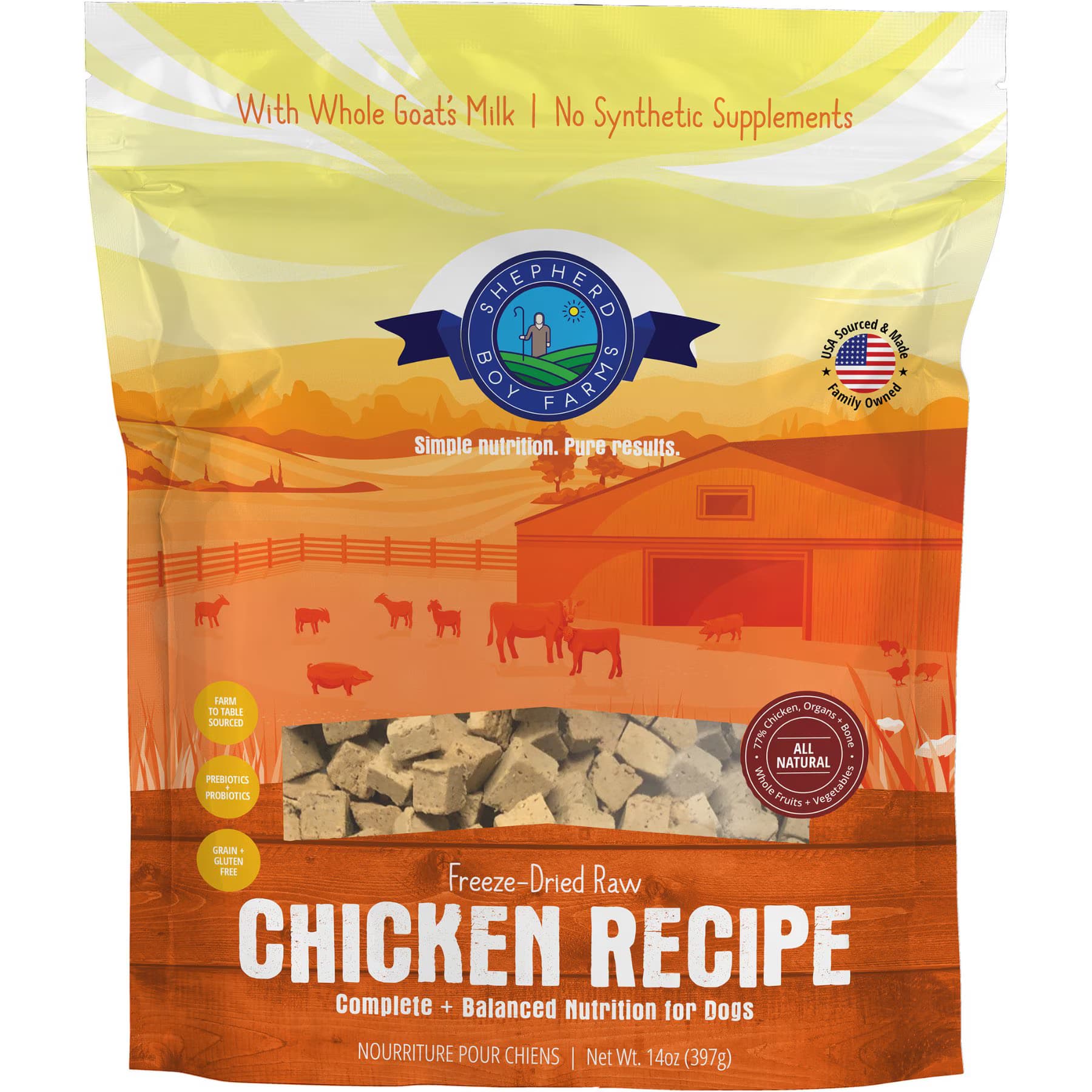 Shepherd Boy Farms Shepherd Boy Farms Chicken Recipe Freeze-Dried Dog Food