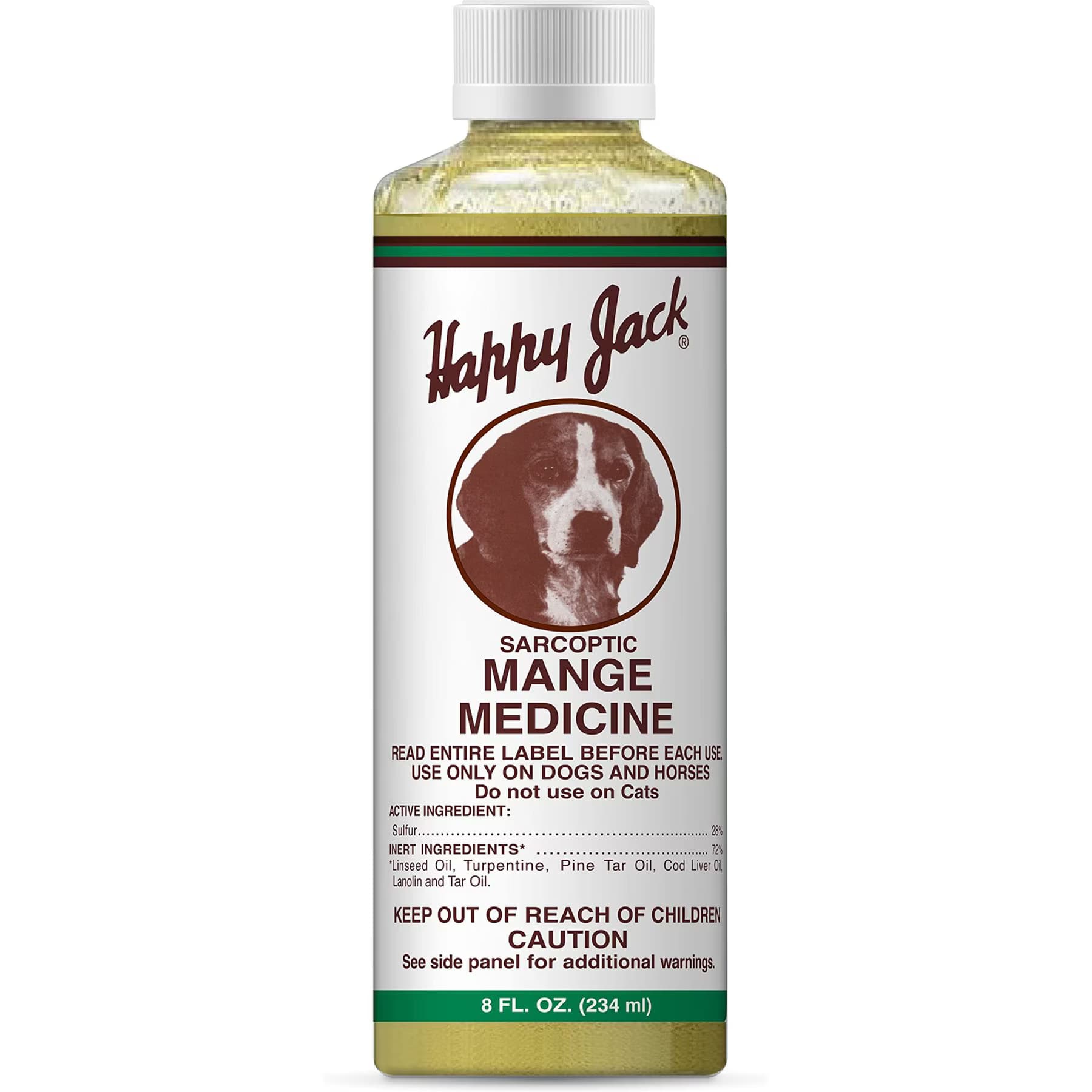 Happy Jack Happy Jack Mange Medicine & Treatment Liquid for Dogs & Horses, 16-fl oz bottle