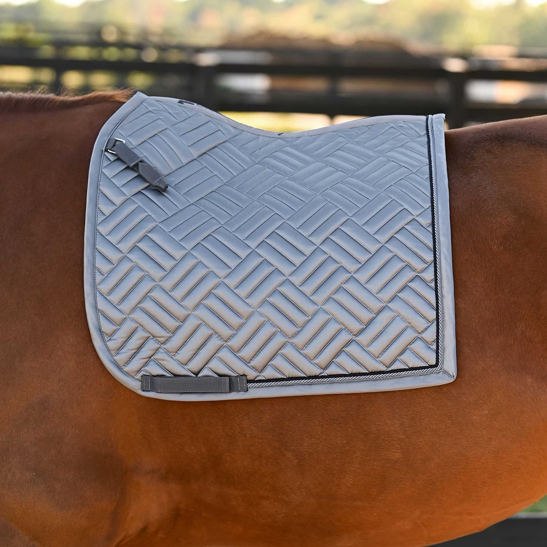 Horze Horze Aachen Dressage Horse Saddle Pad, Stormy Weather, Horse