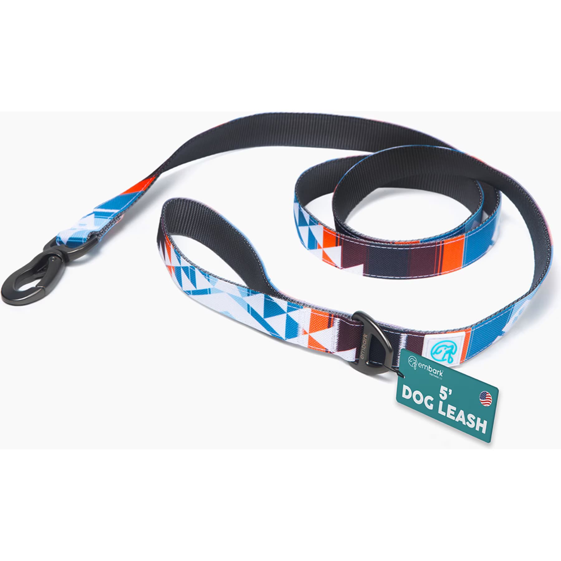 Embark Harness Co. Embark Harness Co. Adventure Dog Leash, Santa Monica, 5-ft