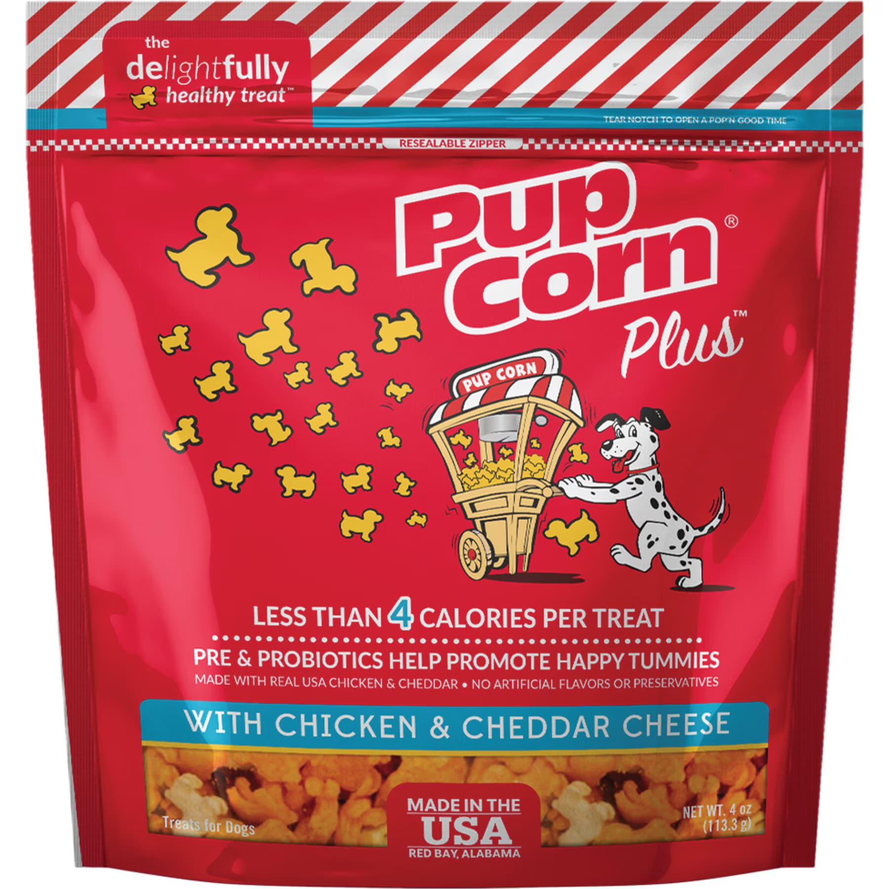 PupCorn Plus Chicken & Cheddar Cheese Dog Treats, 29-oz bundle — view 3