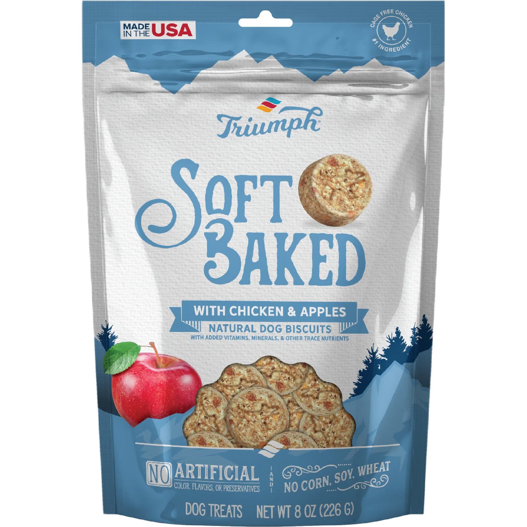 Triumph Triumph Soft Baked with Chicken & Apples Natural Biscuits Dog Treats