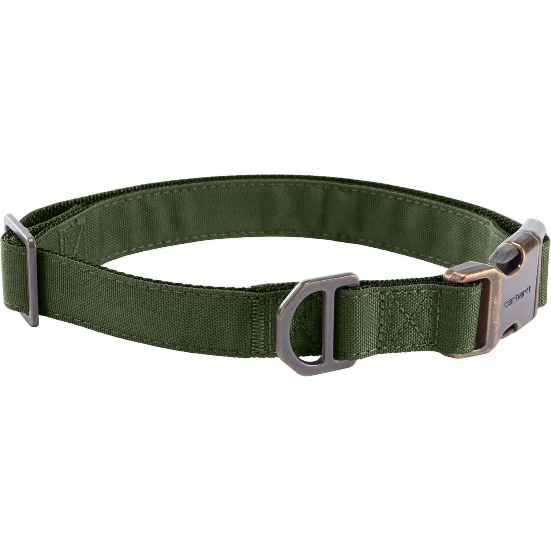 Carhartt Carhartt Field Fully Adjustable Durable 600-Denier Fabric Dog Collar with Reflective Wordmark, Oak Leaf, Medium