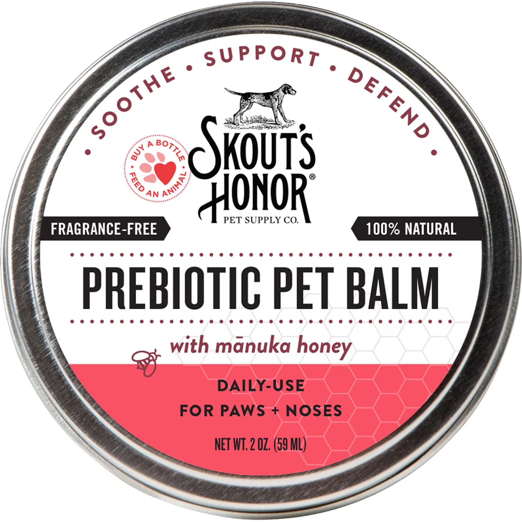 Skout's Honor Skout’s Honor Prebiotic Dog & Cat Balm, 2-fl oz jar