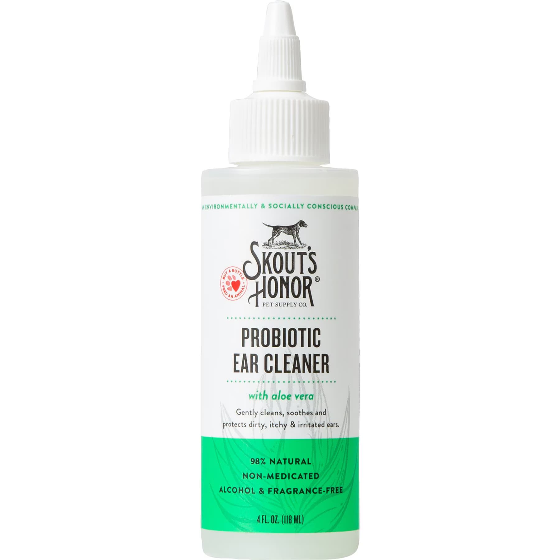 Skout's Honor Skout’s Honor Probiotic Dog Ear Cleaner, 4-fl oz bottle