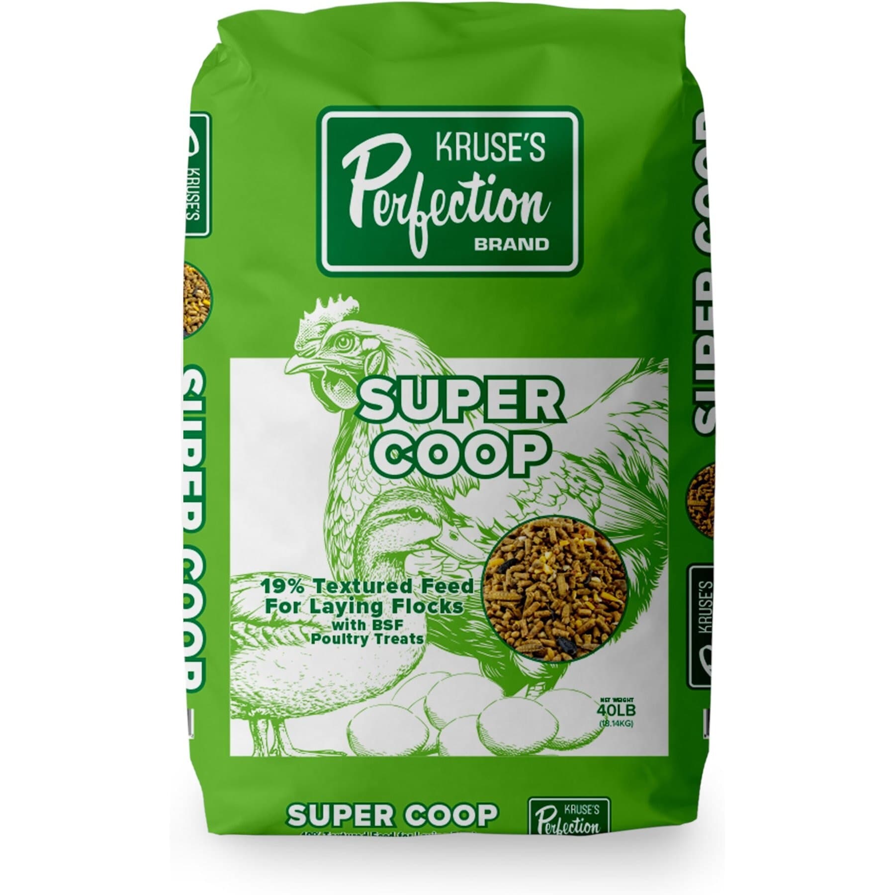 Kruse's Perfection Brand Kruse’s Perfection Brand Super Coop with Grubs Chicken Food Mixer