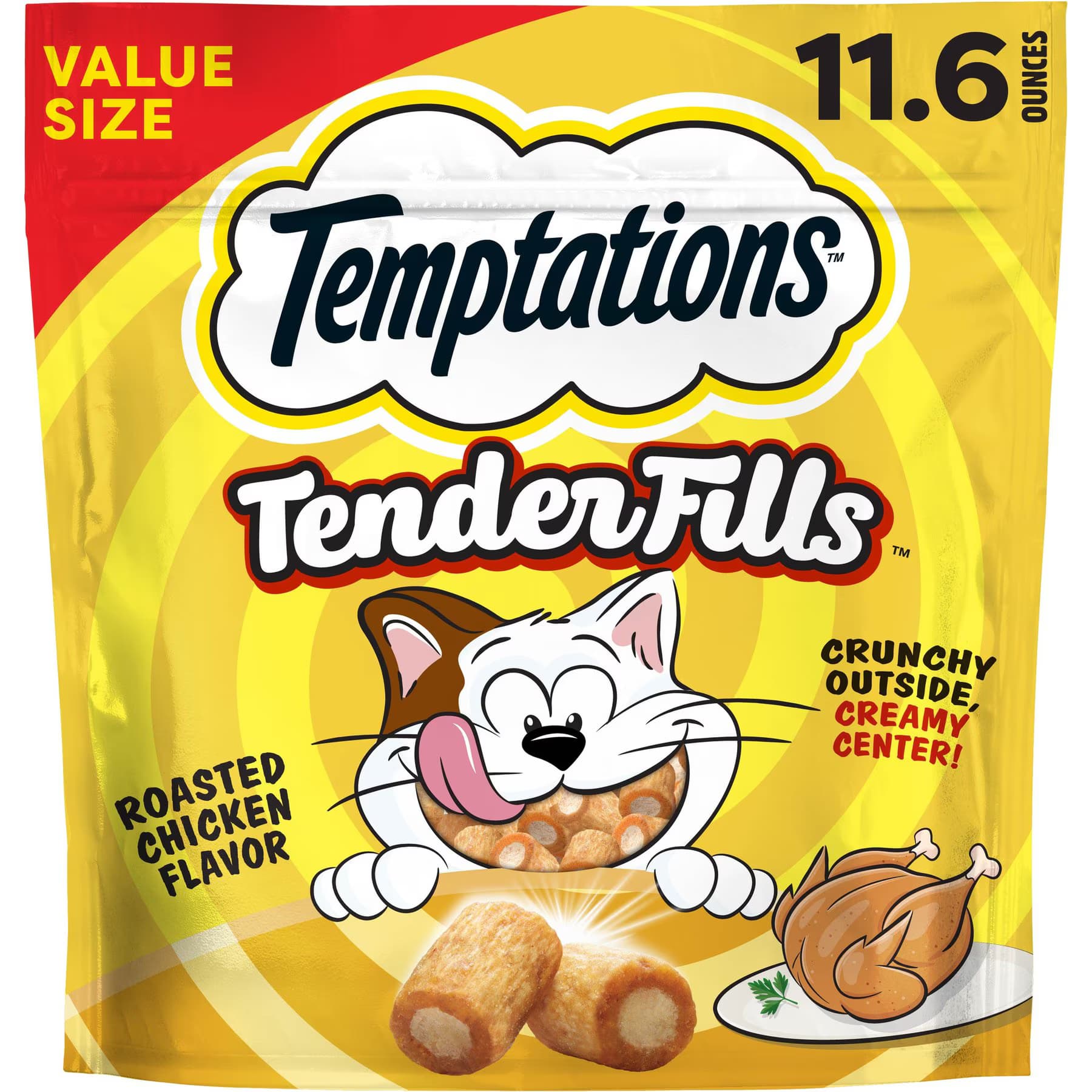 Temptations Temptations Tender Fills Roasted Chicken Flavor Soft & Crunchy Cat Treats
