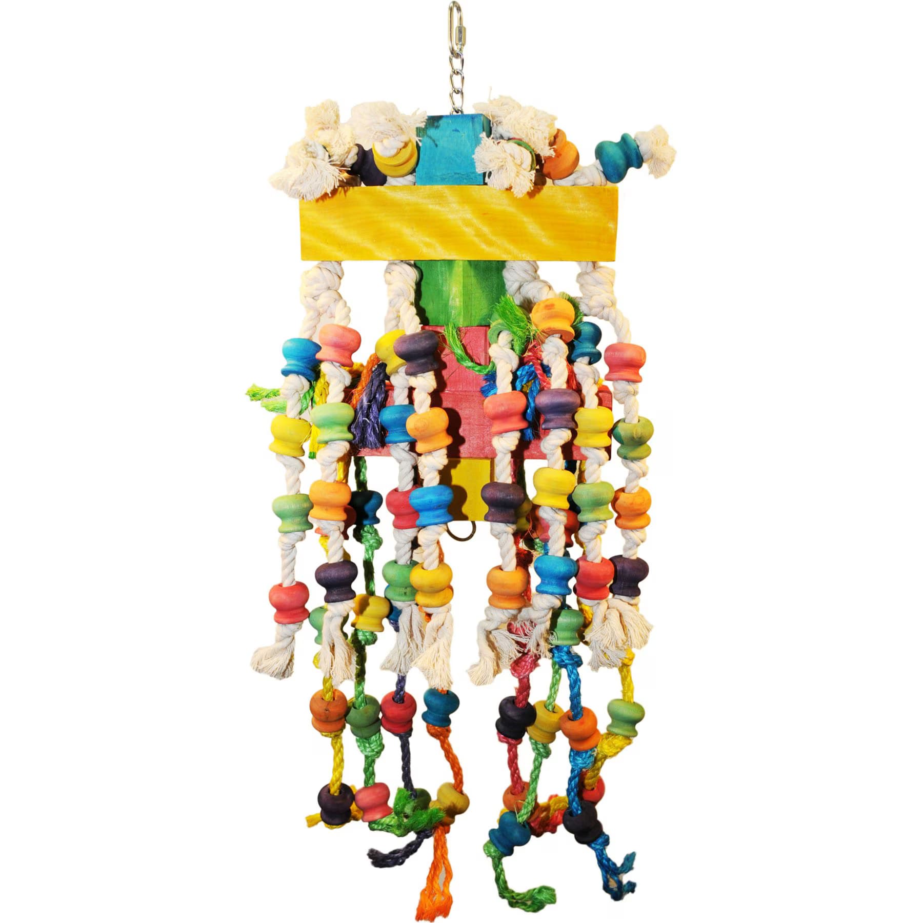 A&E Cage Company A&E Cage Company The Giant Squid Extra Durable Tough Chew Bird Toy, Multicolor